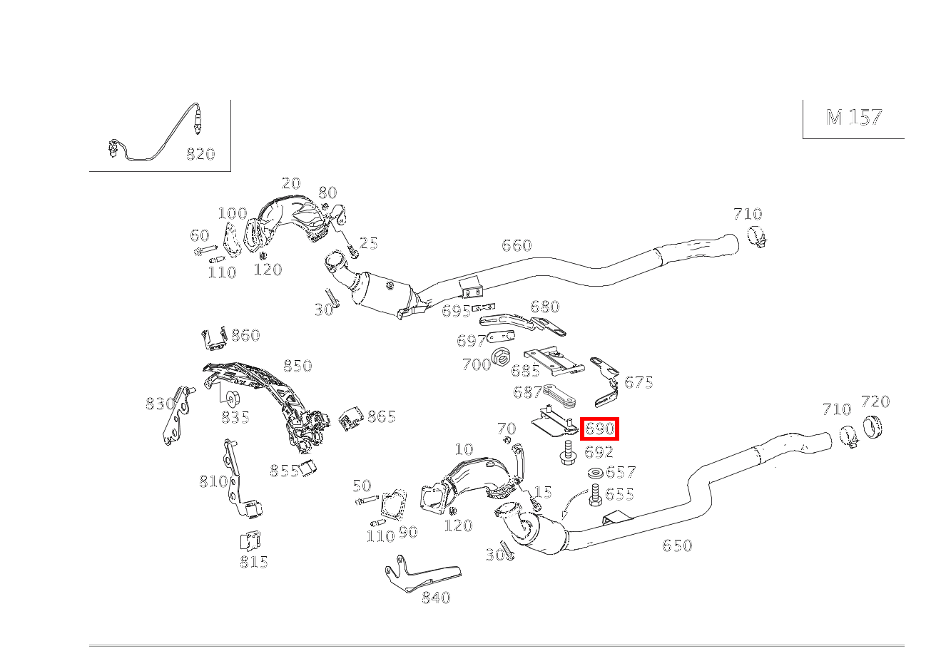 Unterlegplatte AN TRAEGER MOTORLAGER Mercedes-AMG CLS 63 4MATIC Shooting Brake 218