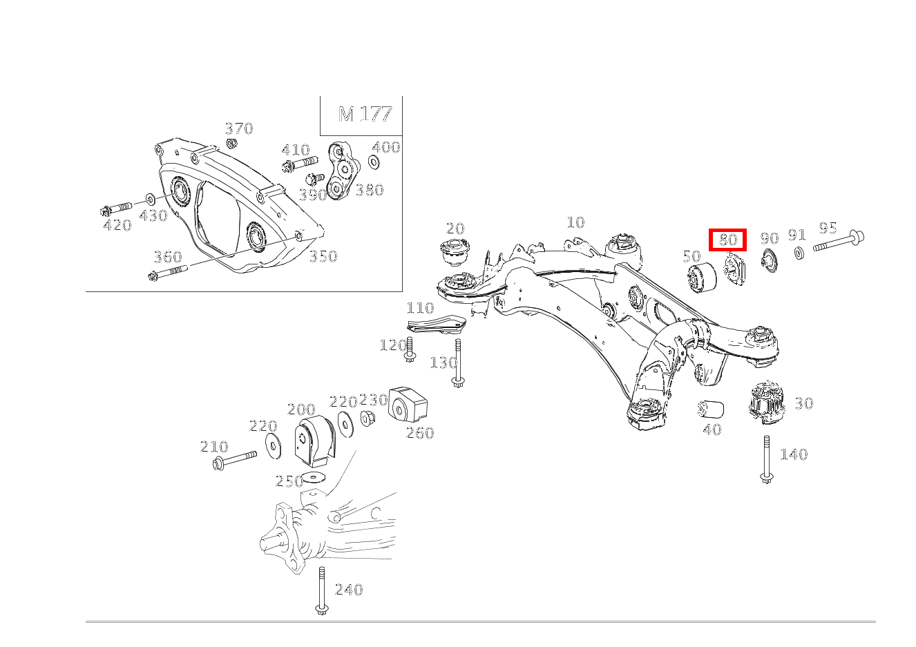 Schwingungstilger Rechts E 200 d T-Modell "Das Taxi" 213