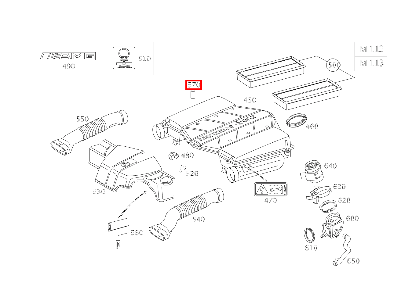 Schutzkappe DUESENHALTER CLK 55 AMG Cabriolet 209