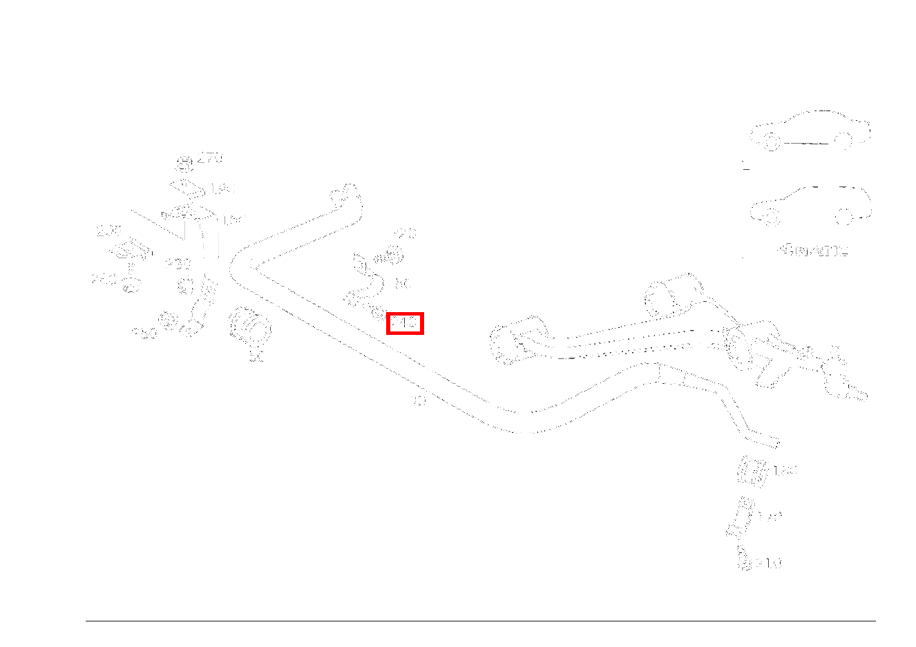 Sechskantschraube BUEGEL AN HALTER; M8X20 E430 T 4-MATIC 210