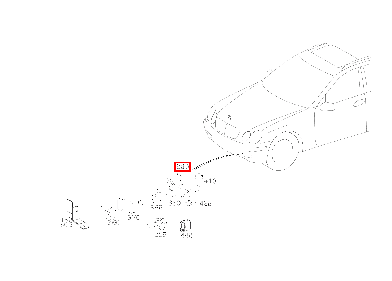 Haltefeder RECHTS C 220 d T-Modell 205 Haltefeder RECHTS C 220 d T-Modell 205
