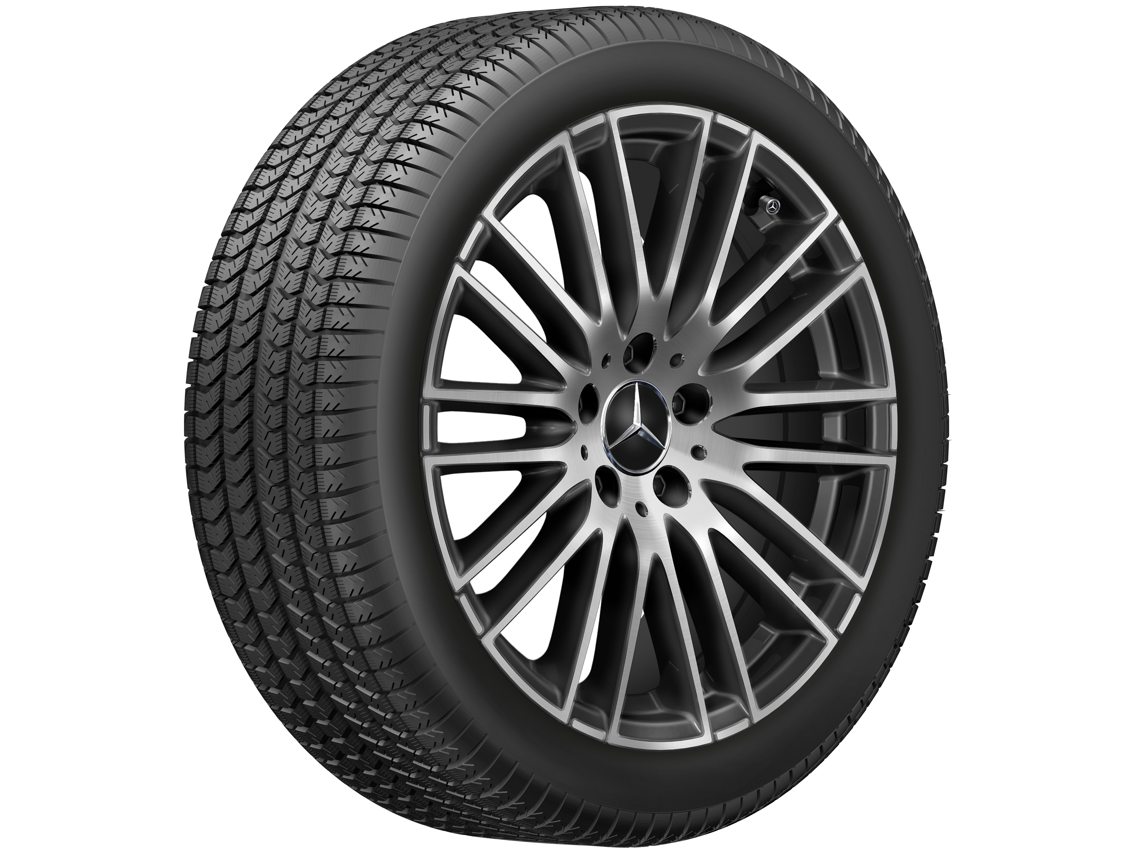 10-Speichen-Rad, 18 Zoll 7,5 J x 18 ET 40, schwarz