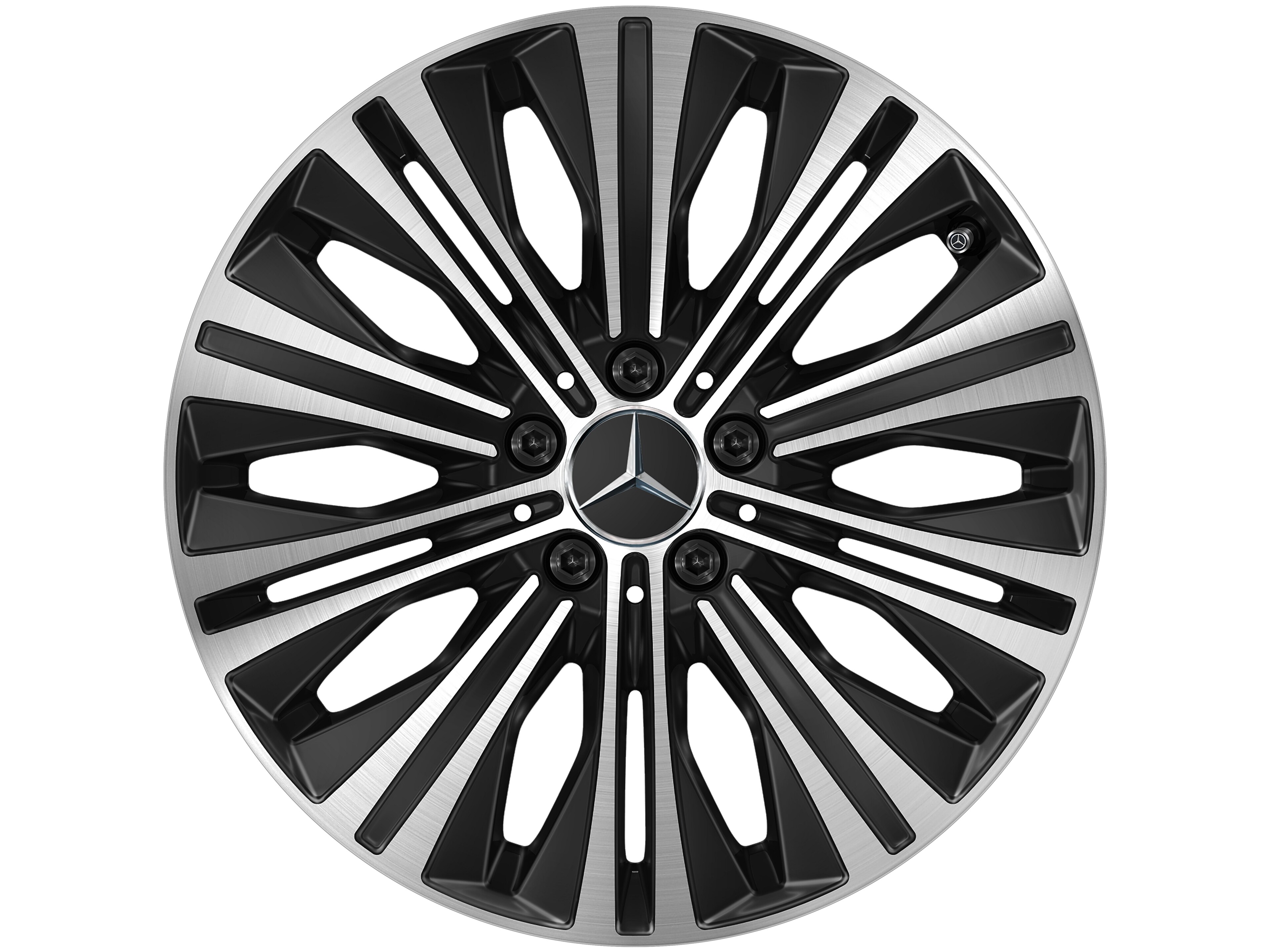 Mercedes-Benz - 10-Speichen-Rad, 45,7 cm (18 Zoll), glanzgedreht 10-Speichen-Rad, 45,7 cm (18 Zoll), glanzgedreht