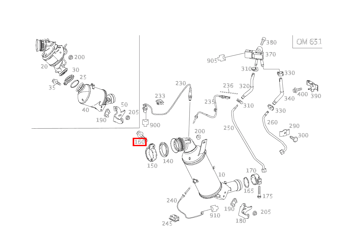 Sechsrundschraube ROHRSCHELLE AN ABGASTURBOLADER; M8X40 E300T BT H 212 Sechsrundschraube ROHRSCHELLE AN ABGASTURBOLADER; M8X40 E300T BT H 212