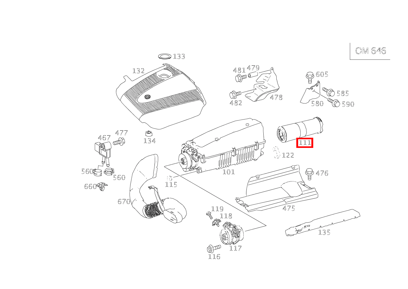 Filtereinsatz C 220 d T-Modell 205 Filtereinsatz C 220 d T-Modell 205