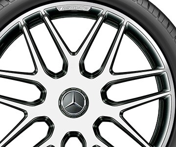 Mercedes-Benz - AMG Schmiederad im Kreuzspeichen-Design, 50,8 AMG Schmiederad im Kreuzspeichen-Design, 50,8