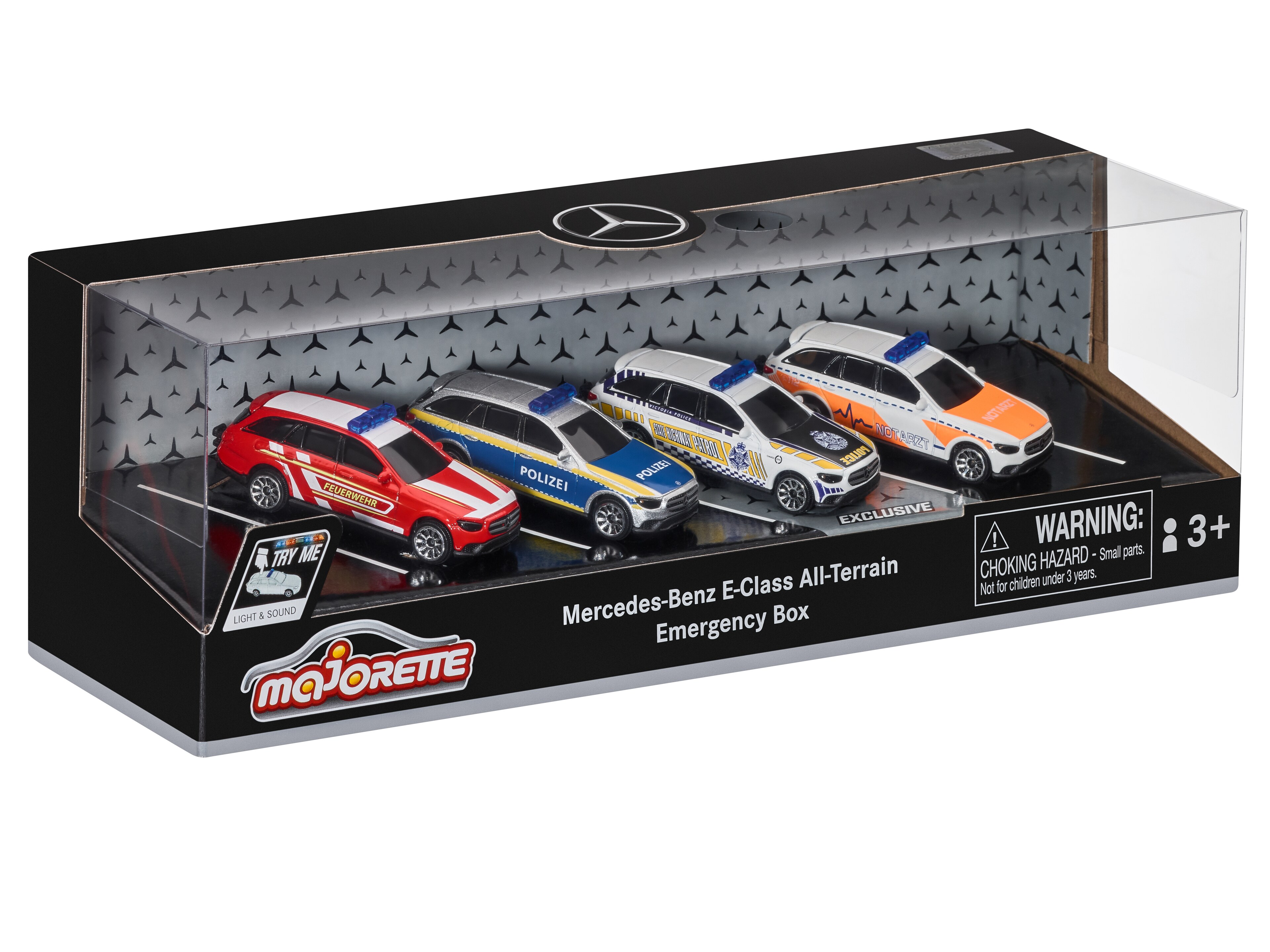 Mercedes-Benz - E-Klasse, T-Modell All-Terrain, S213, Emergency Box Majorette, 7,62 cm (3 Zoll)