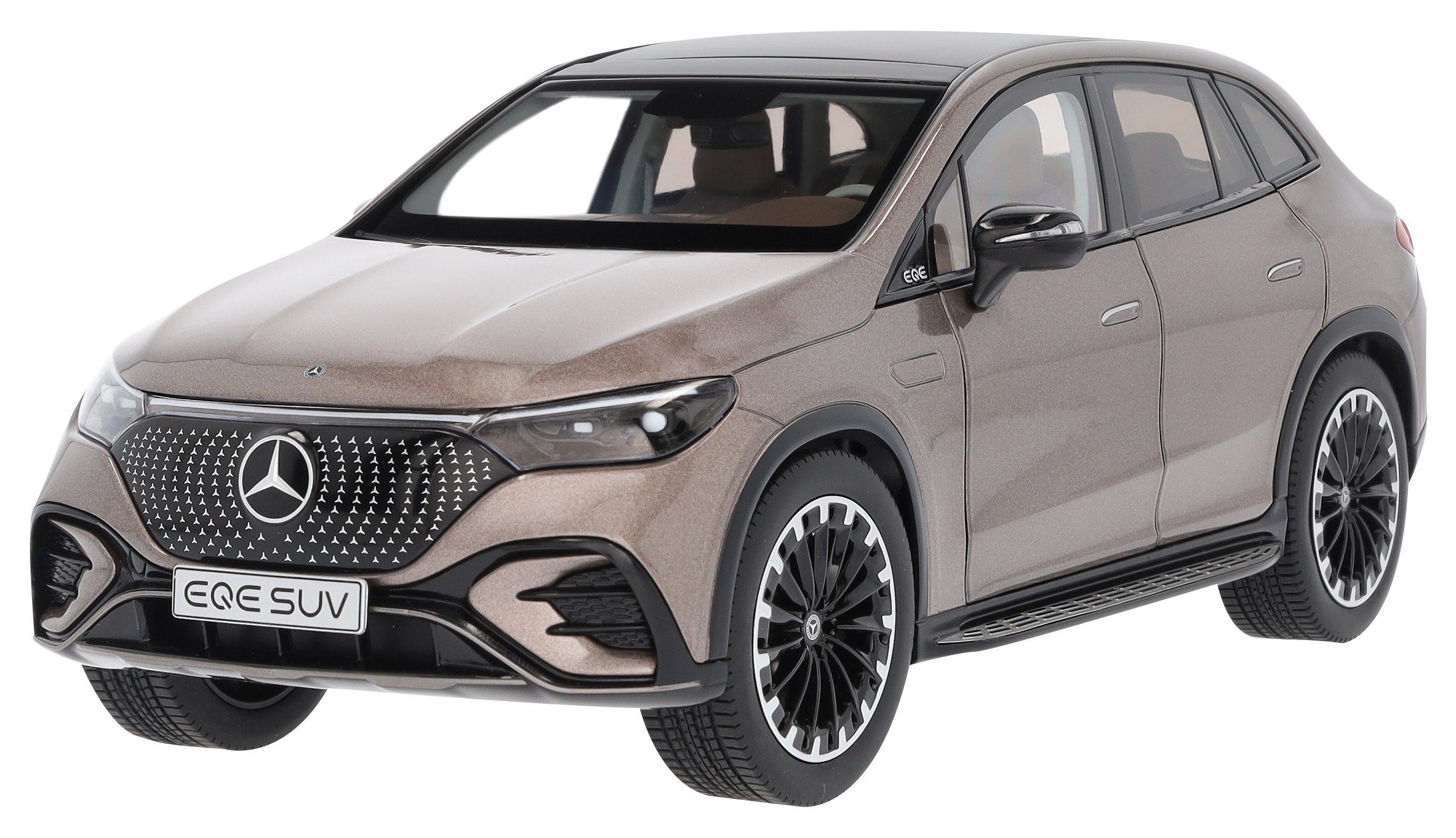 Mercedes-Benz - EQE SUV, AMG Line, X294 samtbraun, NZG, 1:18