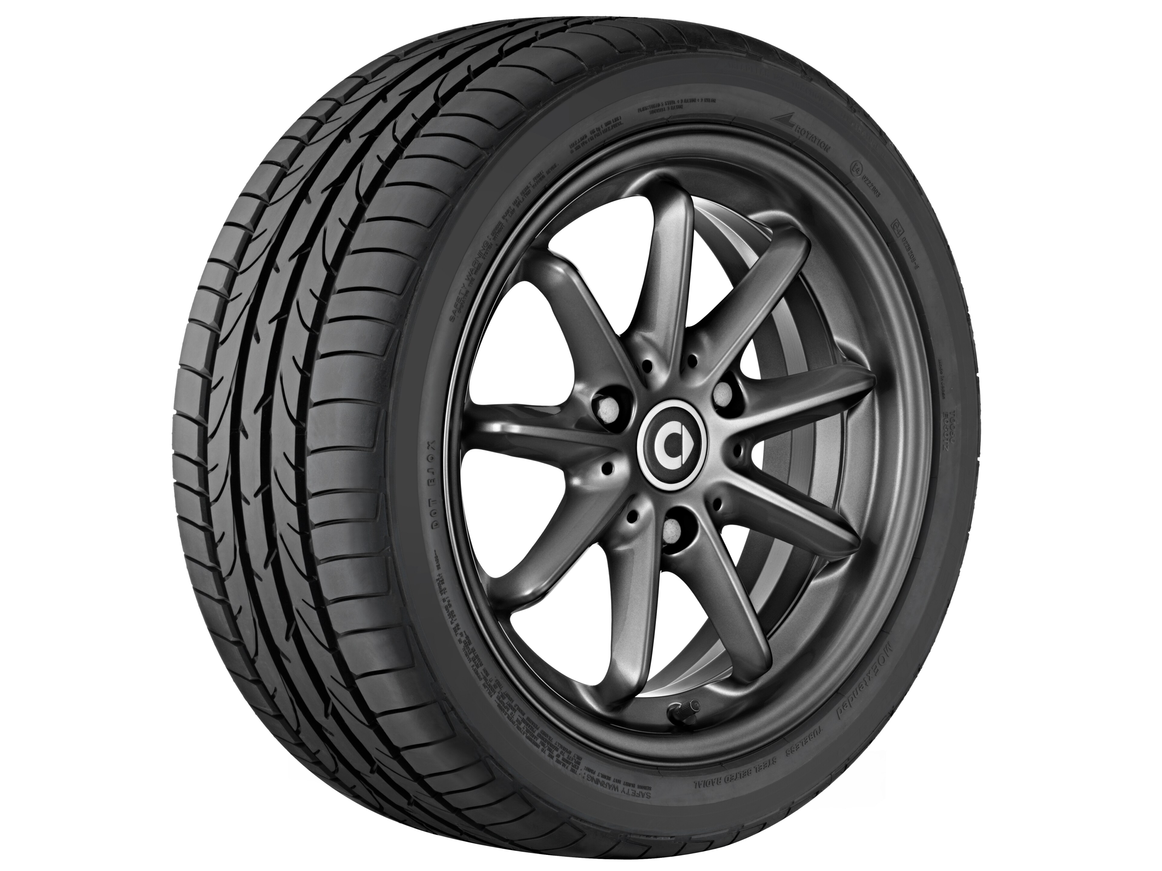 9-Speichen-Leichtmetallrad, 38,1 cm (15 Zoll)