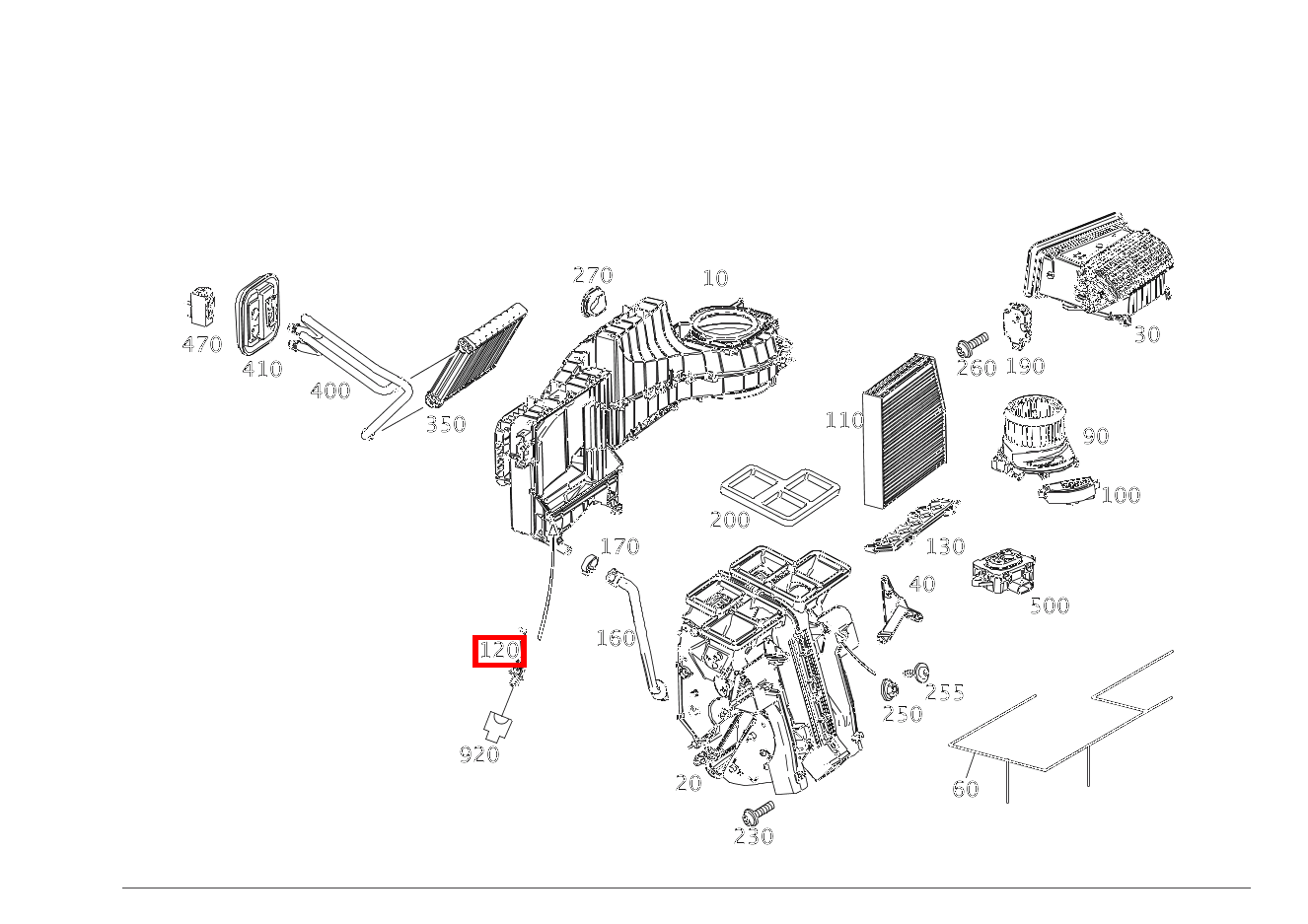 Temperatursensor Verdampfer Mercedes-AMG GLA 45 4MATIC Sport Utility Vehicle 156