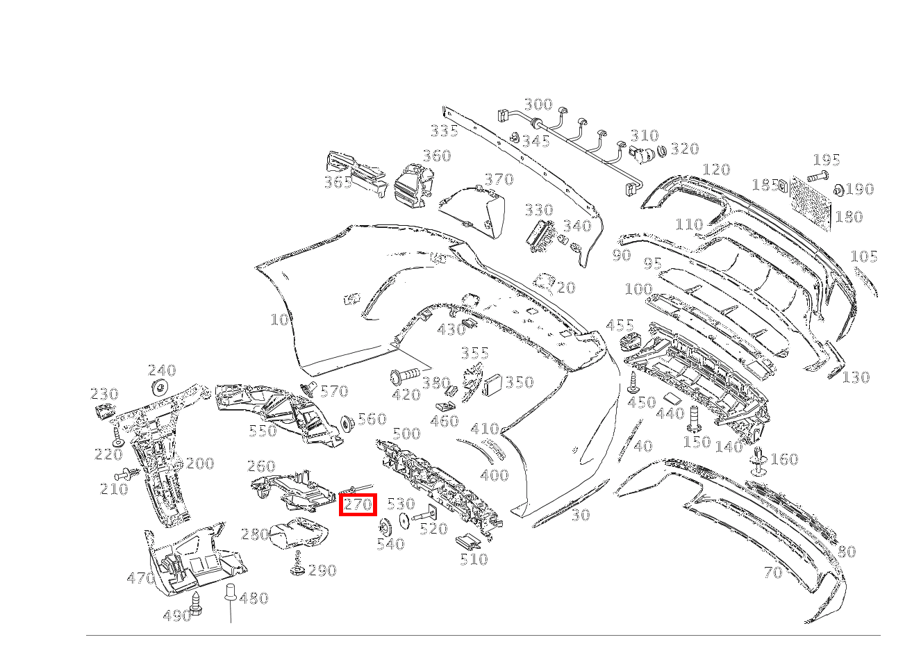 Blindniet Befestigung Halter Endrohrblende S 63 AMG 4MATIC+ Cabriolet 217 Blindniet Befestigung Halter Endrohrblende S 63 AMG 4MATIC+ Cabriolet 217