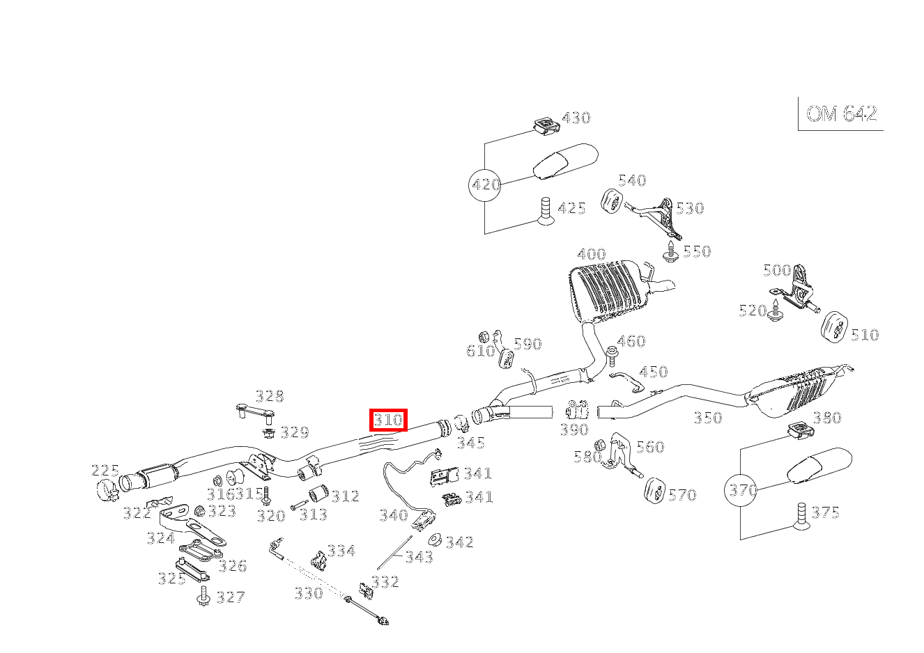 Abgasleitung VORNE für E 212, CLS 218-Klasse kaufen