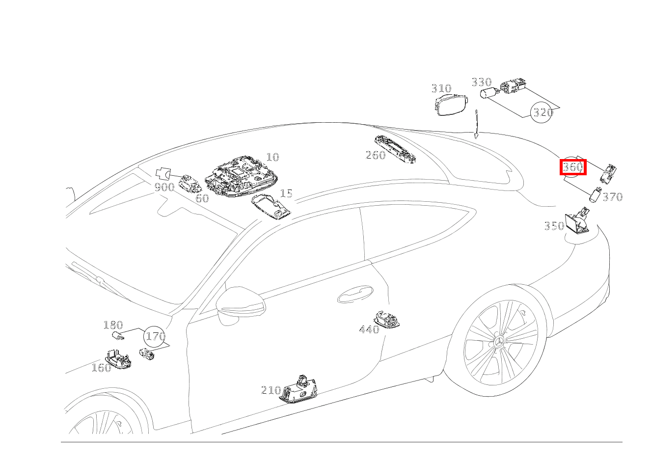 Lampenfassung Mit Glühlampe; 12V-5W CLK 320 COUPE 209 Lampenfassung Mit Glühlampe; 12V-5W CLK 320 COUPE 209