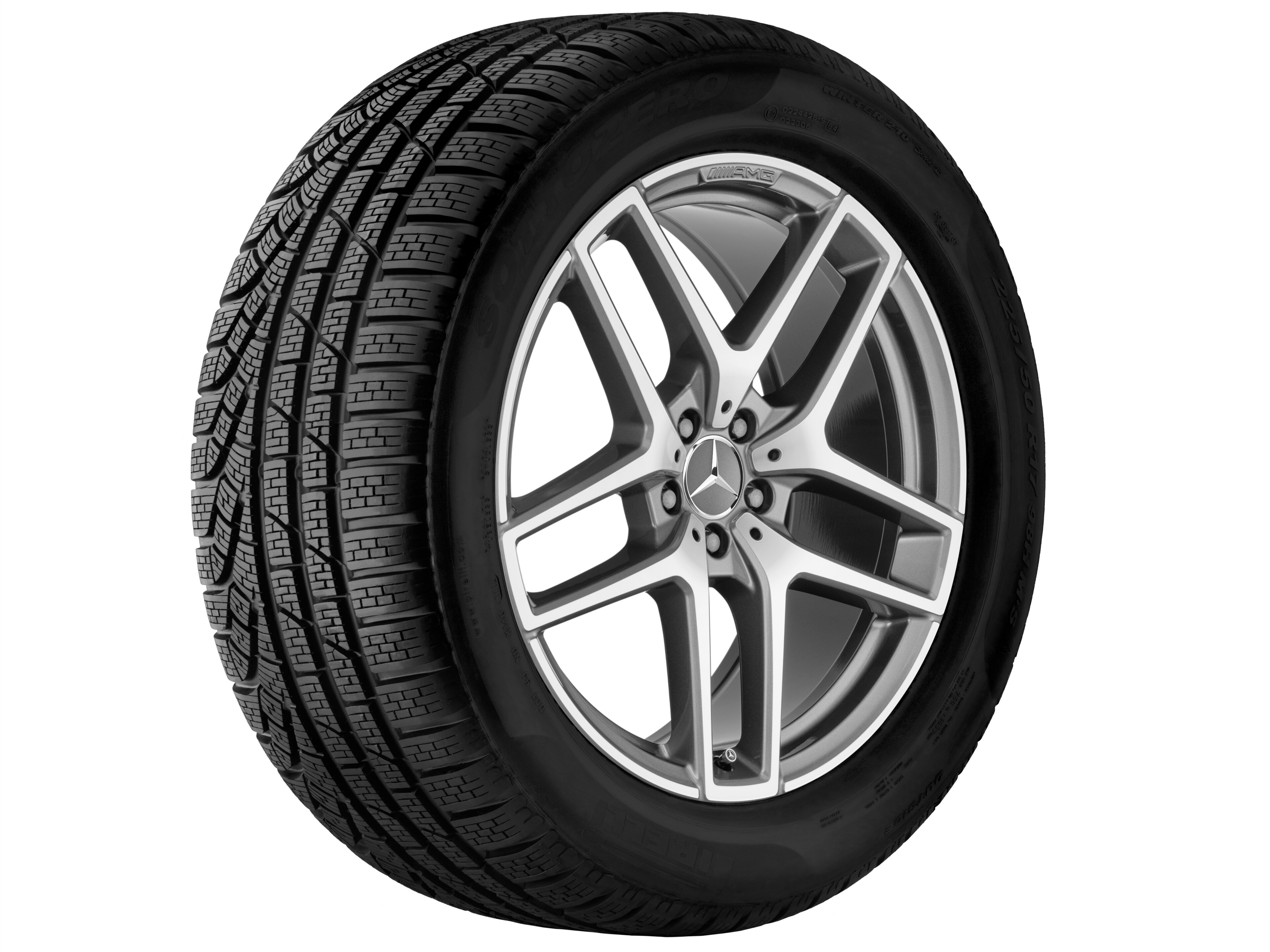 Mercedes-Benz - AMG 5-Doppelspeichen-Rad, 53,3 cm (21 Zoll) AMG 5-Doppelspeichen-Rad, 53,3 cm (21 Zoll)