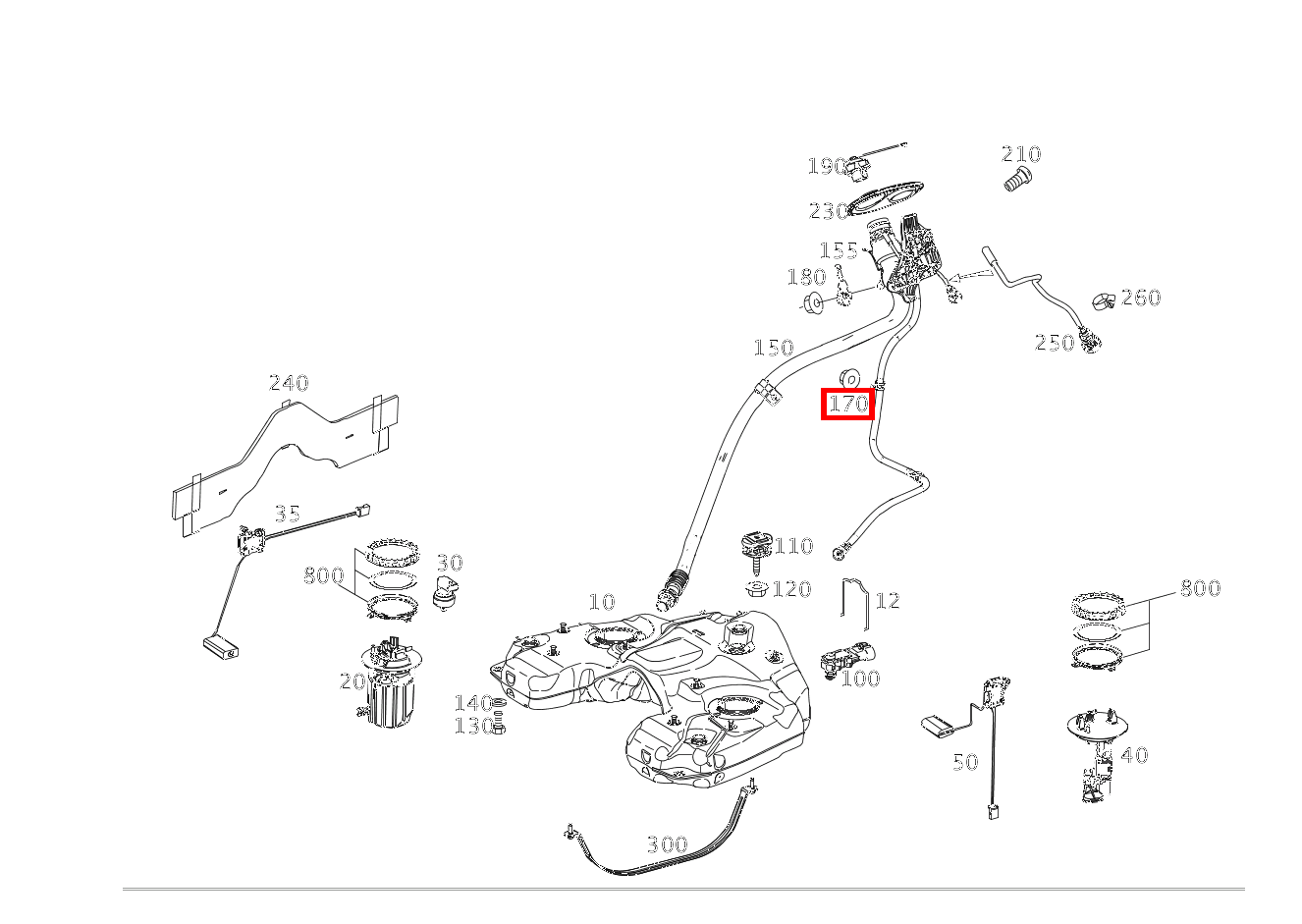 Sechskantmutter BEFESTIGUNG ENTLUEFTUNGSLEITUNG Mercedes-AMG GLE 43 4MATIC Coupé 293 Sechskantmutter BEFESTIGUNG ENTLUEFTUNGSLEITUNG Mercedes-AMG GLE 43 4MATIC Coupé 293