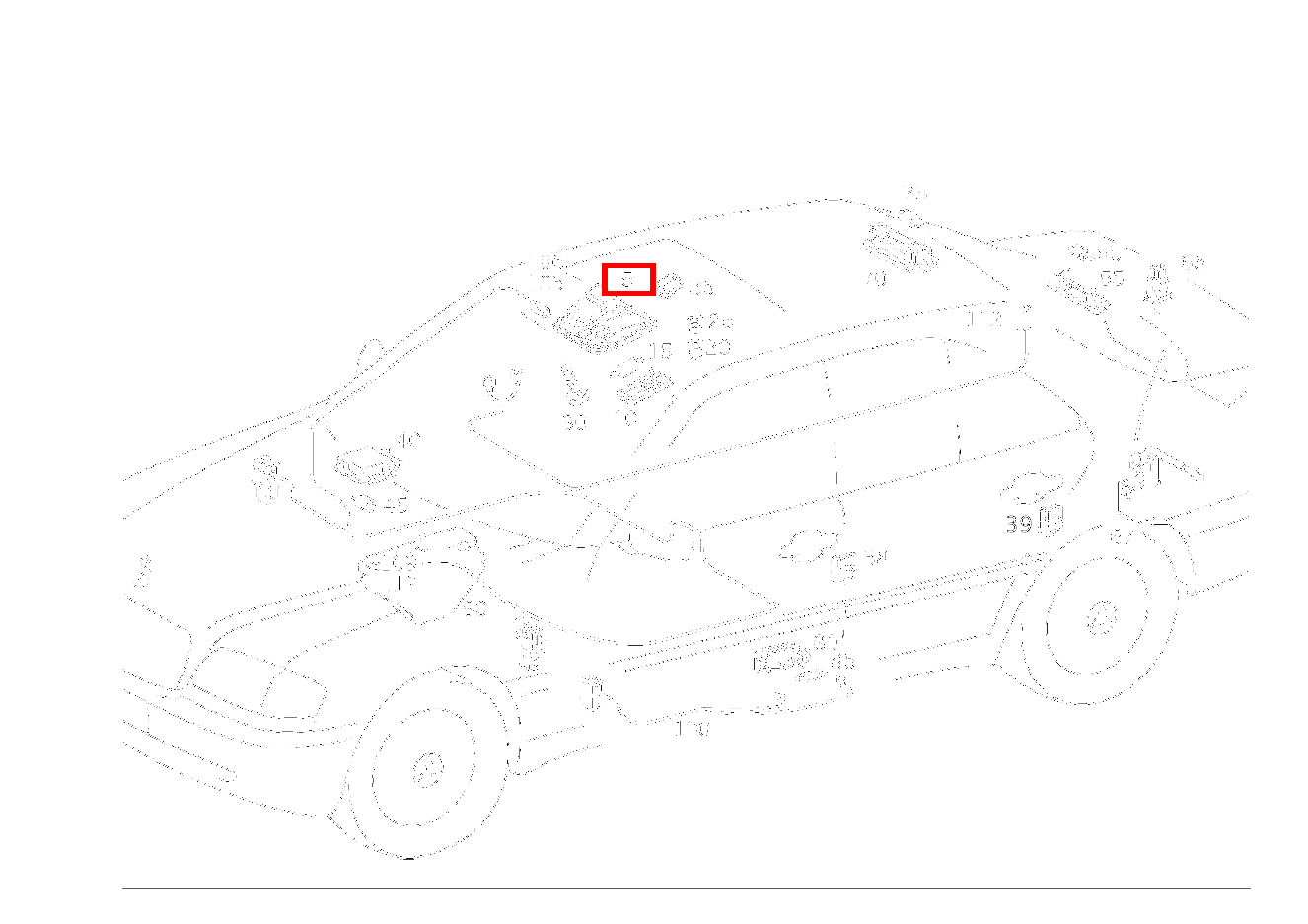 Innenleuchte DACHRAHMEN VORN C200 W204 202