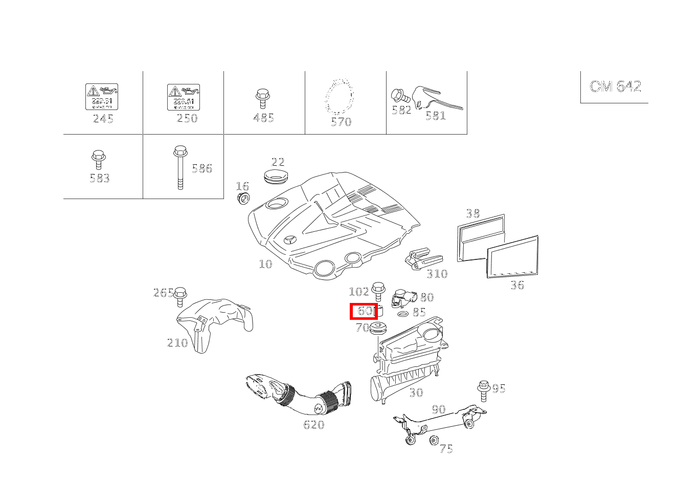 Buchse AN LUFTFILTERGEHAEUSE RECHTS C 320 T CDI 203 Buchse AN LUFTFILTERGEHAEUSE RECHTS C 320 T CDI 203