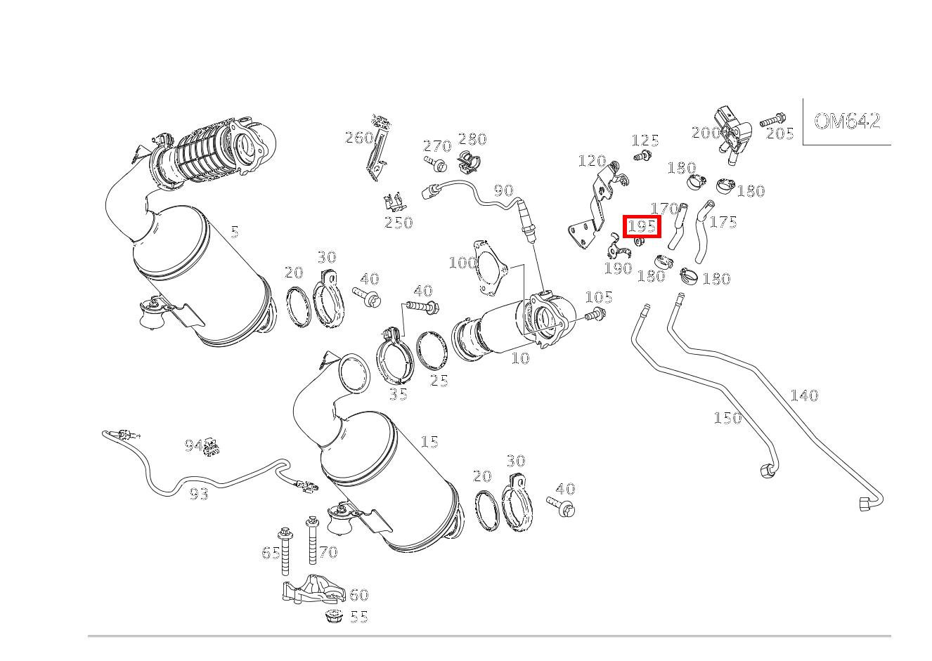 Mutter BEFESTIGUNG HALTER ABGASSCHLAEUCHE; M6 S 400 d 4MATIC Limousine lang 222 Mutter BEFESTIGUNG HALTER ABGASSCHLAEUCHE; M6 S 400 d 4MATIC Limousine lang 222
