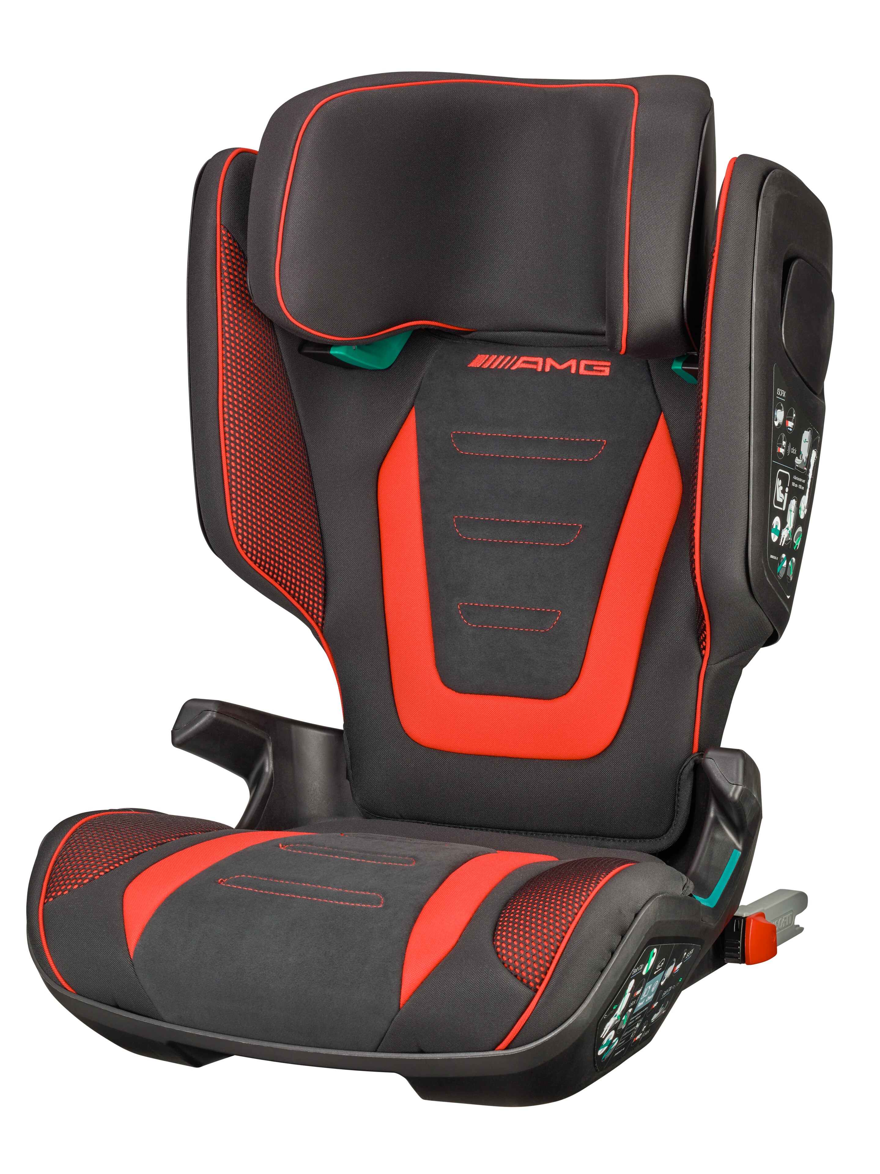 Mercedes-Benz - AMG Kindersitz KIDFIX, M i-SIZE schwarz / rot