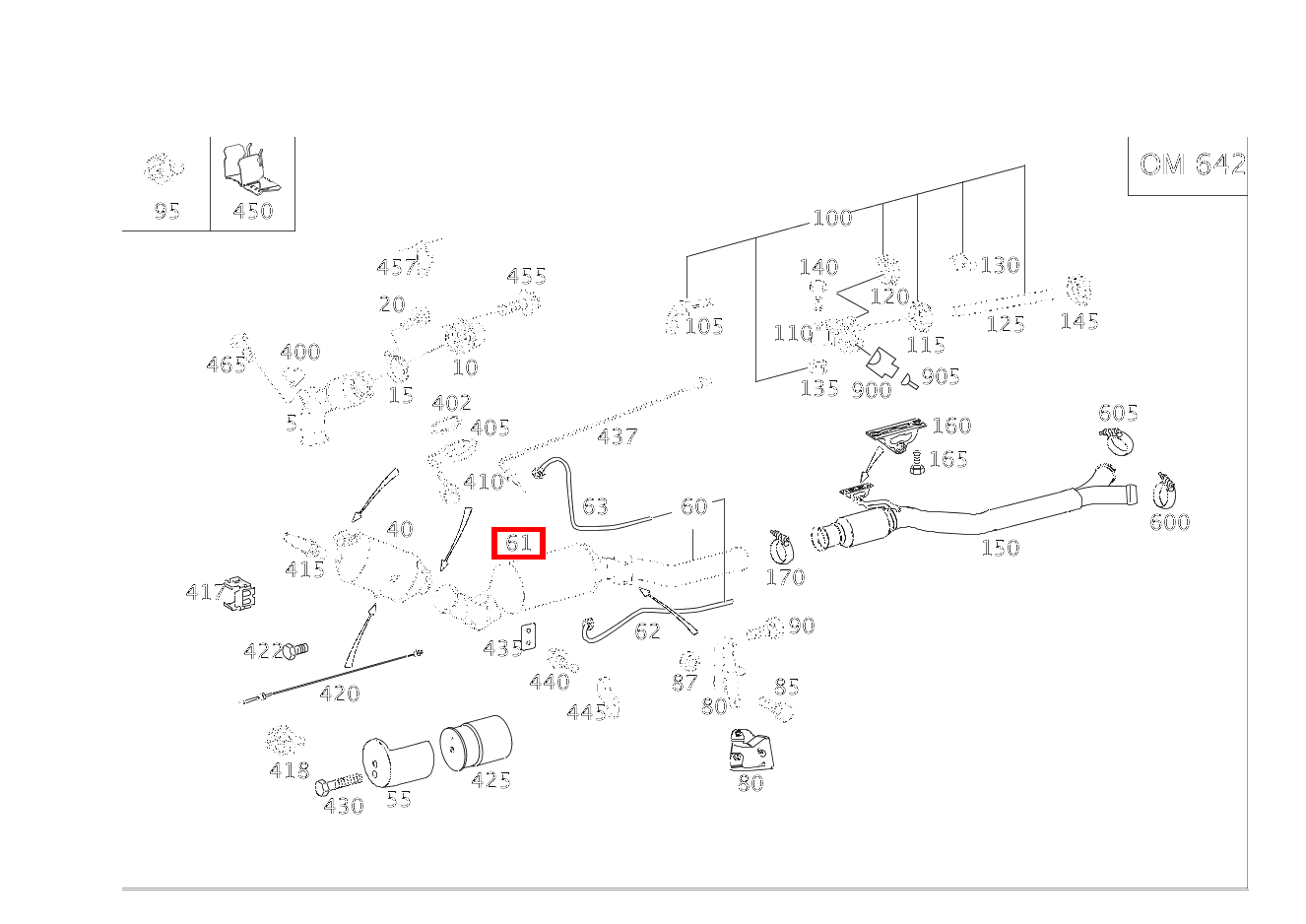 Schalldämpfer VORN R320 CDI L 4MATIC 251 Schalldämpfer VORN R320 CDI L 4MATIC 251