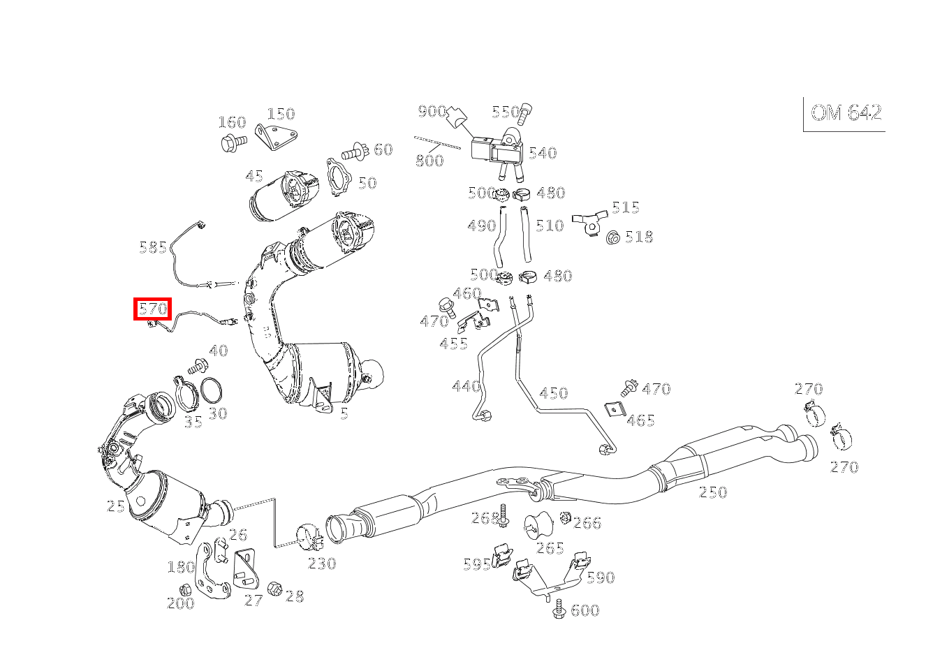 Lambdasonde Vor Katalysator GLK350CDI 4M 204 Lambdasonde Vor Katalysator GLK350CDI 4M 204