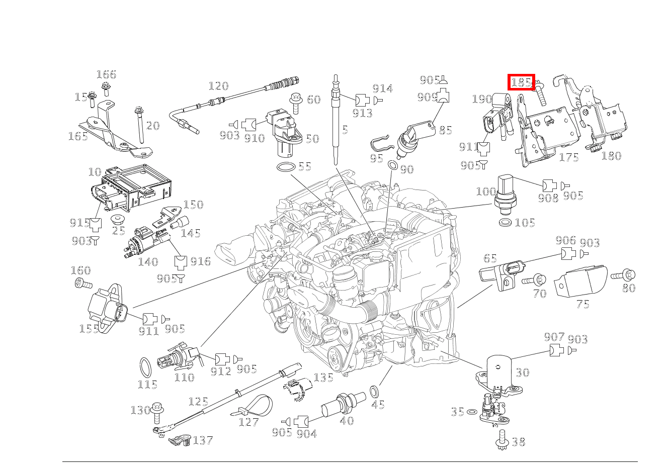 Sechsrundschraube Befestigung Halter; M6X23 R350BTL 4M 251