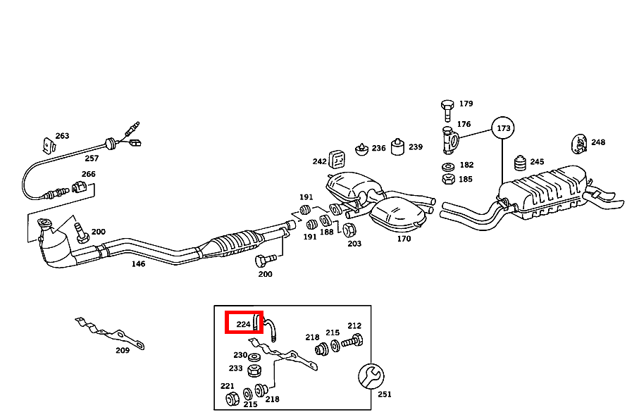 Spannbügel AUSPUFFROHR AN HALTER 560 SEC-126 126 Spannbügel AUSPUFFROHR AN HALTER 560 SEC-126 126