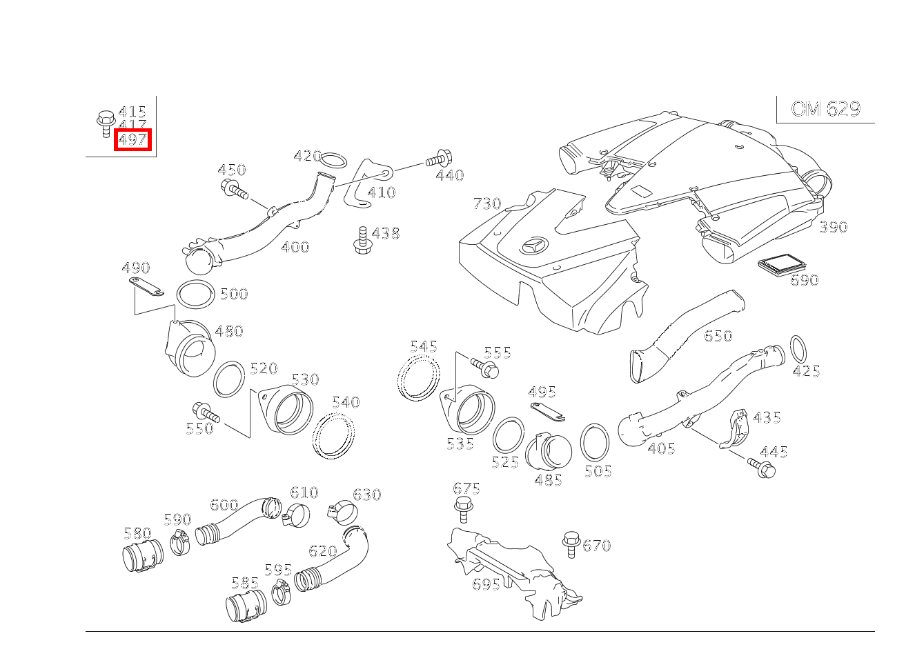Sechsrundschraube BEFESTIGUNG HALTER; M6X12 E 420 CDI Limousine 211 Sechsrundschraube BEFESTIGUNG HALTER; M6X12 E 420 CDI Limousine 211