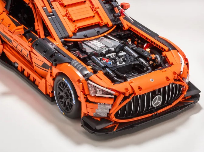 Mercedes-AMG GT3, Klemmbaustein Modell, C190 Mercedes-AMG GT3, Klemmbaustein Modell, C190