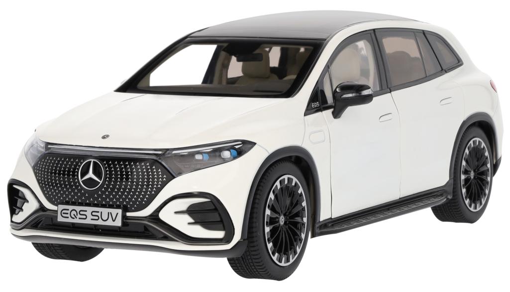 EQS SUV, AMG Line, X296 G manufaktur diamantweiß bright, NZG, 1:18