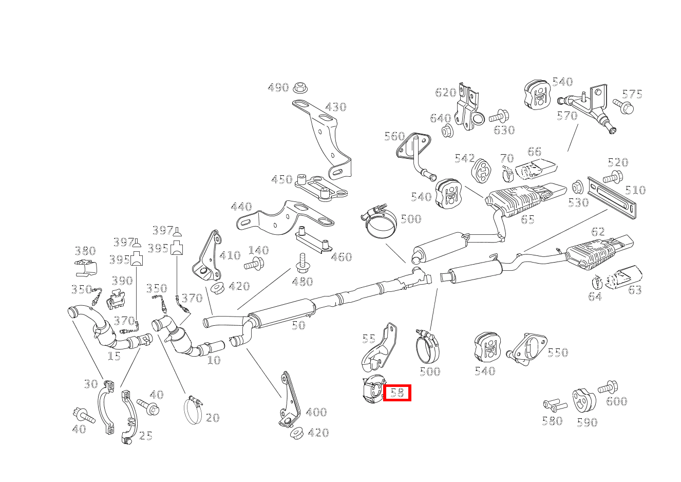 ELASTOMERAUFHAENGUNG Maybach 62 S (langer Radstand) 240