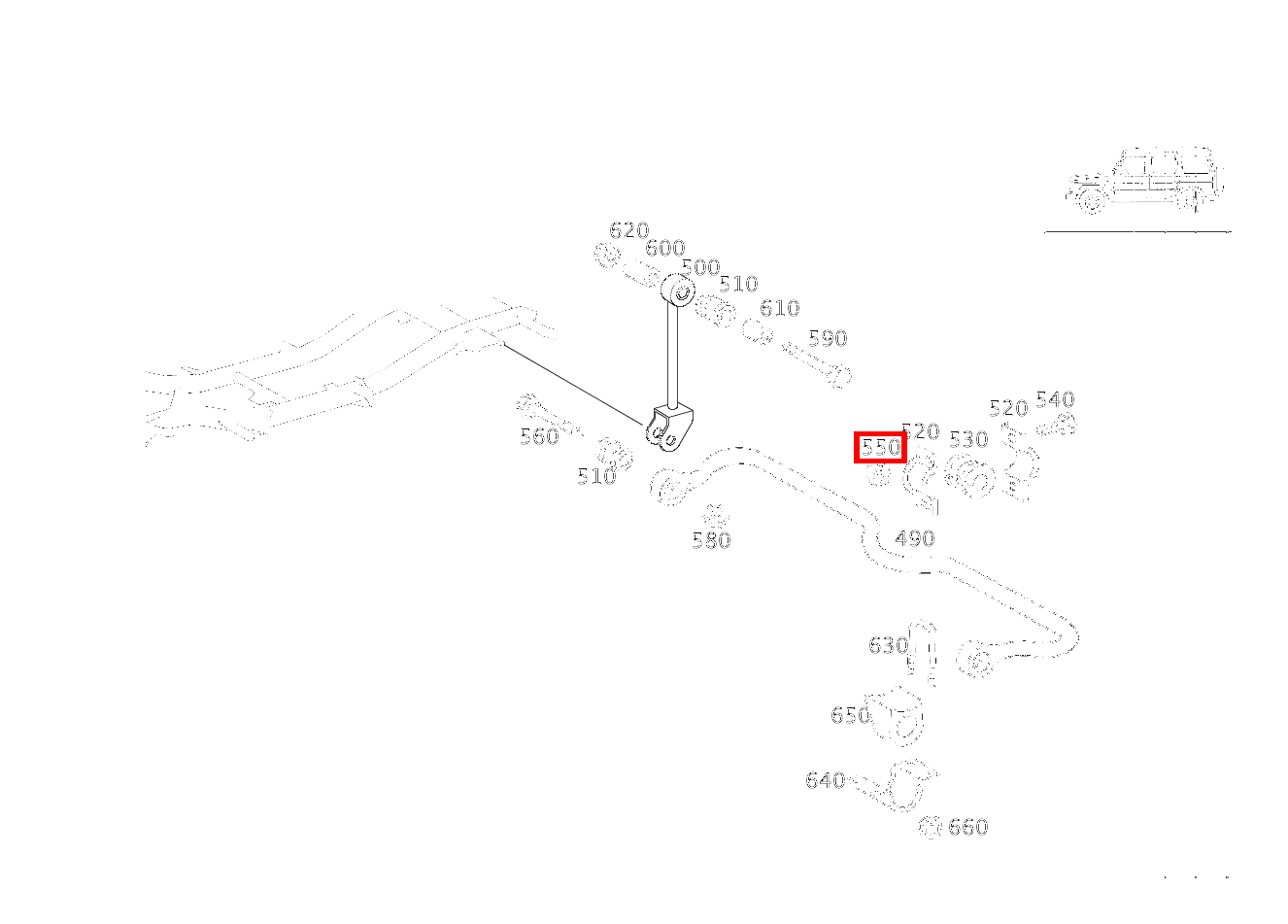 Sechskantmutter DREHSTAB HINTEN; M8 G3504X42850 463 Sechskantmutter DREHSTAB HINTEN; M8 G3504X42850 463