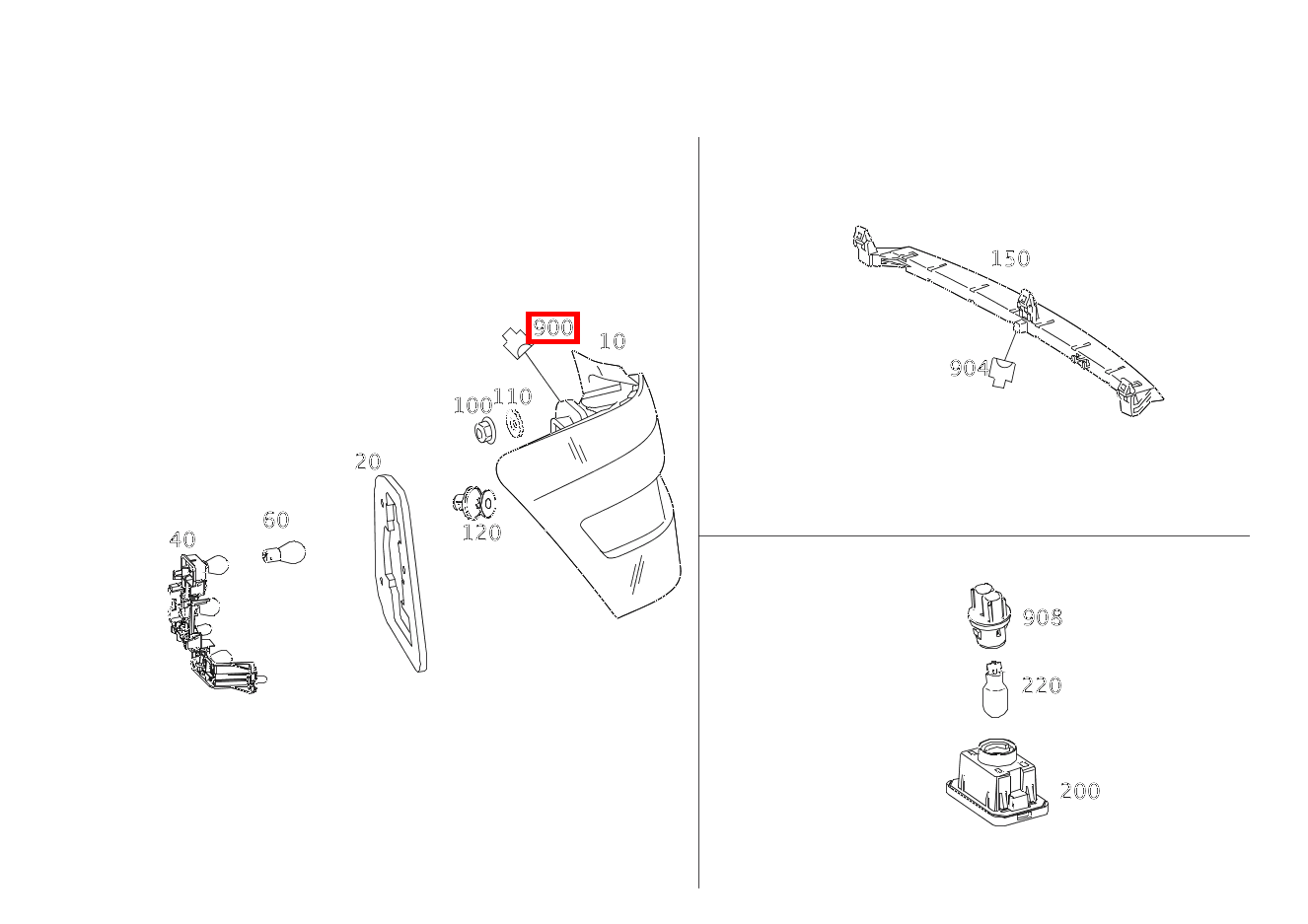 Stecker SCHLUSSLEUCHTE RECHTS E4; 7-PIN MCP2.8 GLK 220 CDI 4MATIC 253 Stecker SCHLUSSLEUCHTE RECHTS E4; 7-PIN MCP2.8 GLK 220 CDI 4MATIC 253
