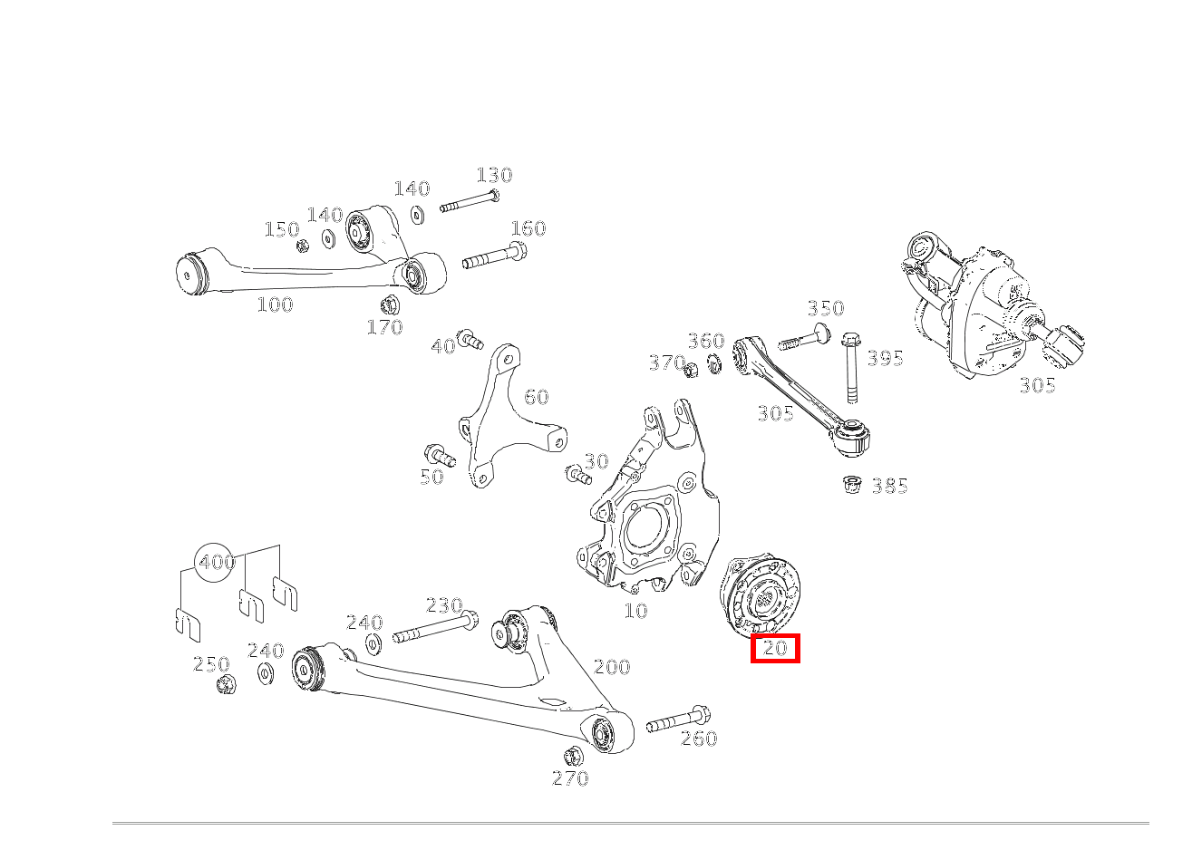 Radlager Hinten rechts Mercedes-AMG GT Roadster 190 Radlager Hinten rechts Mercedes-AMG GT Roadster 190