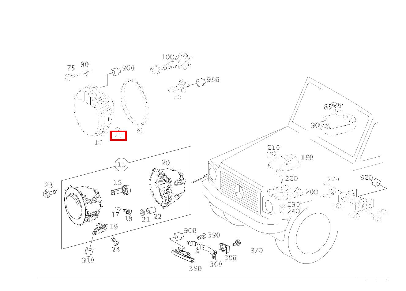 Glühlampe STANDLICHT LINKS UND RECHTS; 12V-4W G 400CDI 4X4 2850 463 Glühlampe STANDLICHT LINKS UND RECHTS; 12V-4W G 400CDI 4X4 2850 463