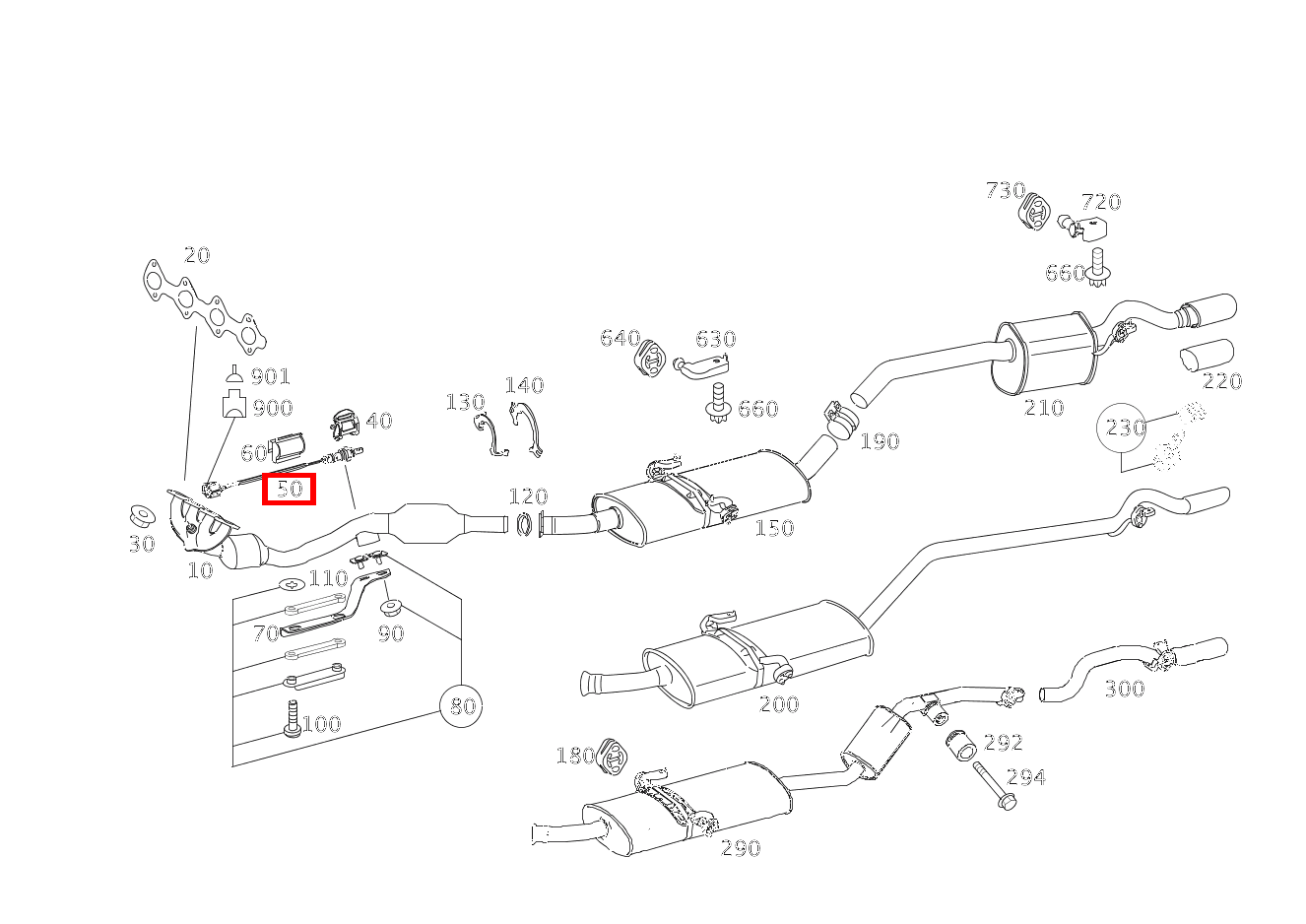 Lambdasonde NACH KATALYSATOR B 180 246 Lambdasonde NACH KATALYSATOR B 180 246