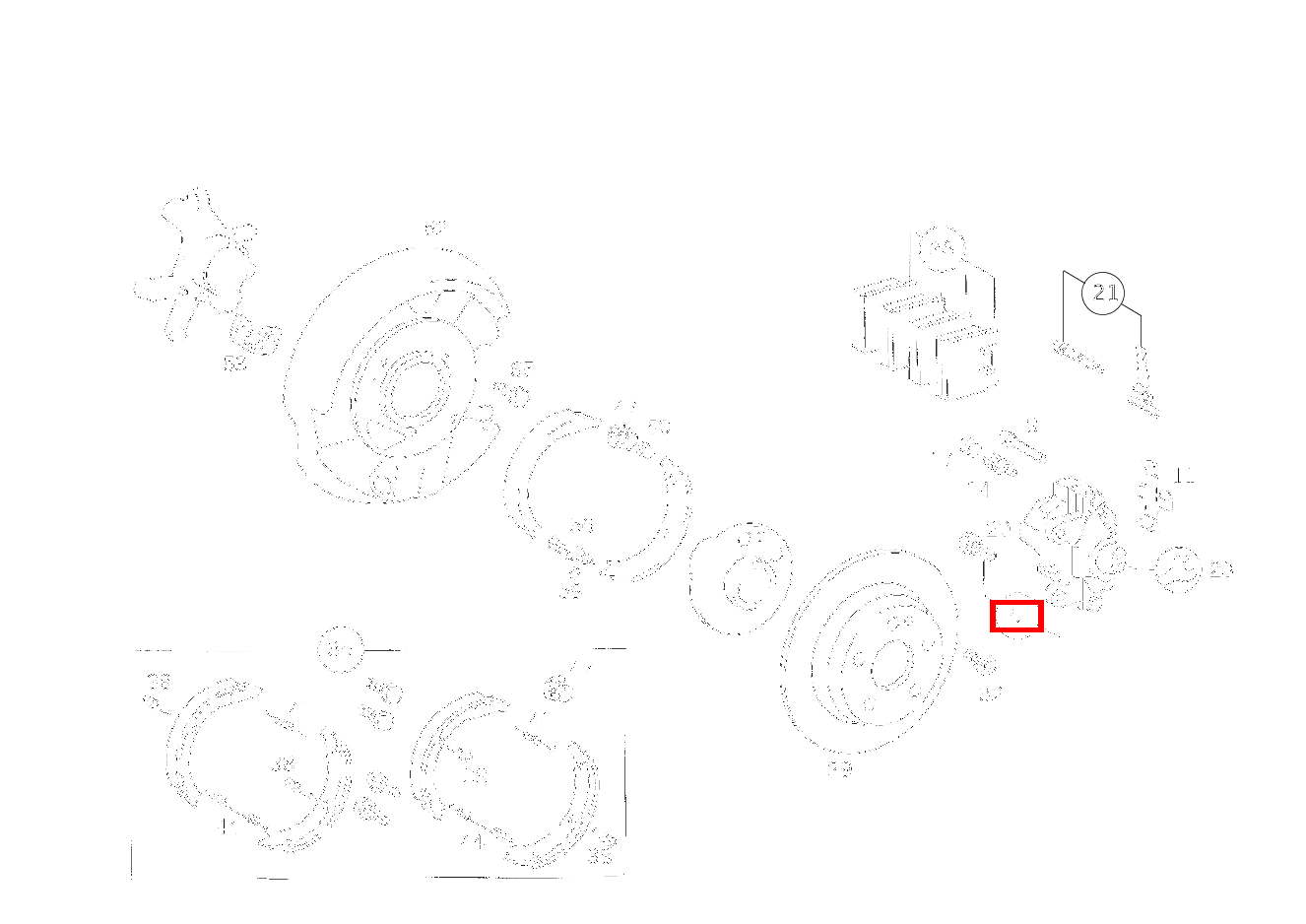 Teilesatz Bremssattel LINKS,OHNE BELAG MIT ZWEI HALTESTIFTE CLK 430 V8 Cabrio 208