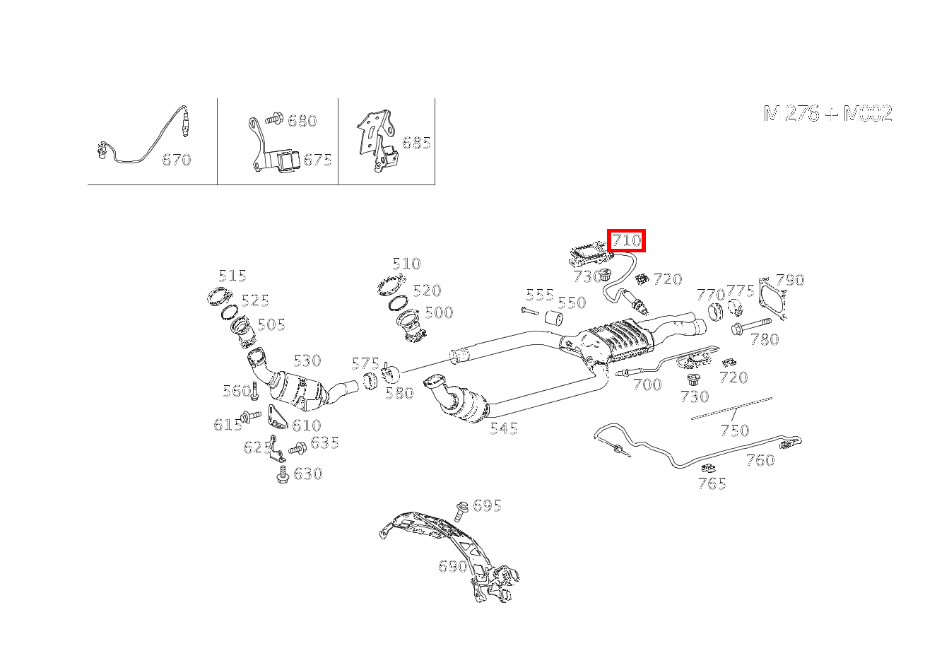 Nox-Sensor NOX-Sensor nach Katalysator E 400 T 4MATIC 212 Nox-Sensor NOX-Sensor nach Katalysator E 400 T 4MATIC 212