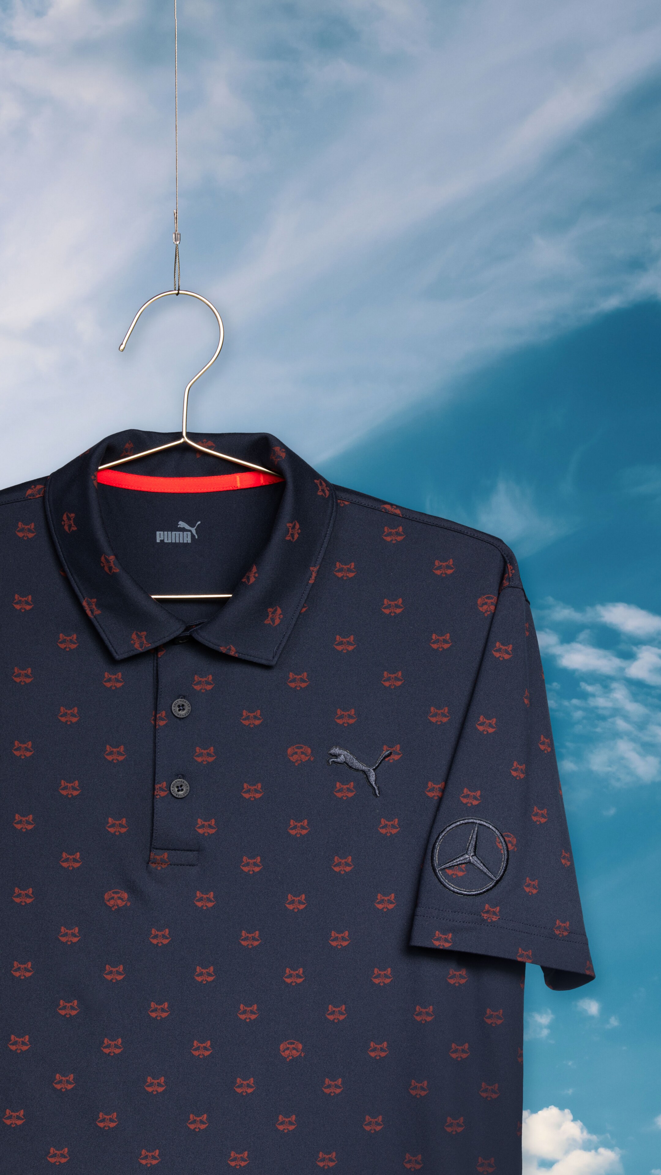 Mercedes-Benz - Men's golf polo shirt (Details) Men's golf polo shirt (Details)