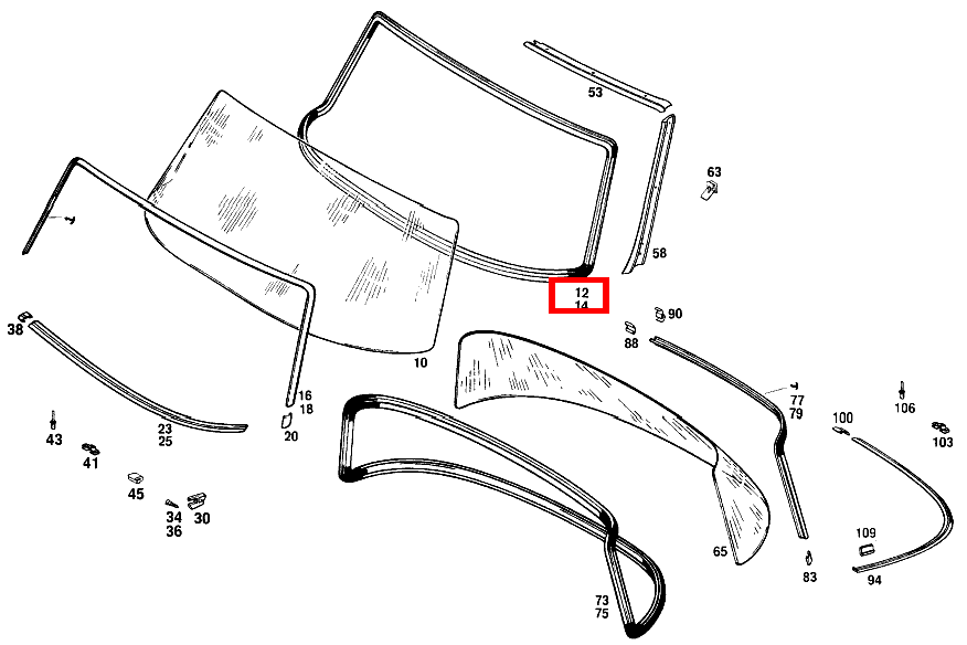 DICHTUNGSRAHMEN 230.6 114 DICHTUNGSRAHMEN 230.6 114
