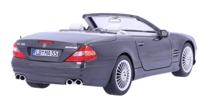 SL 55 AMG R 230 (2001-2006) obsidianschwarz, 1:18