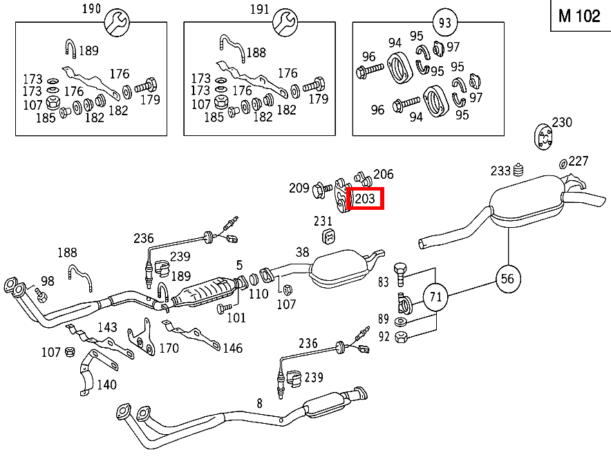 Platte AUFHAENGUNG HAUPTSCHALLDAEMPFER B 180 247
