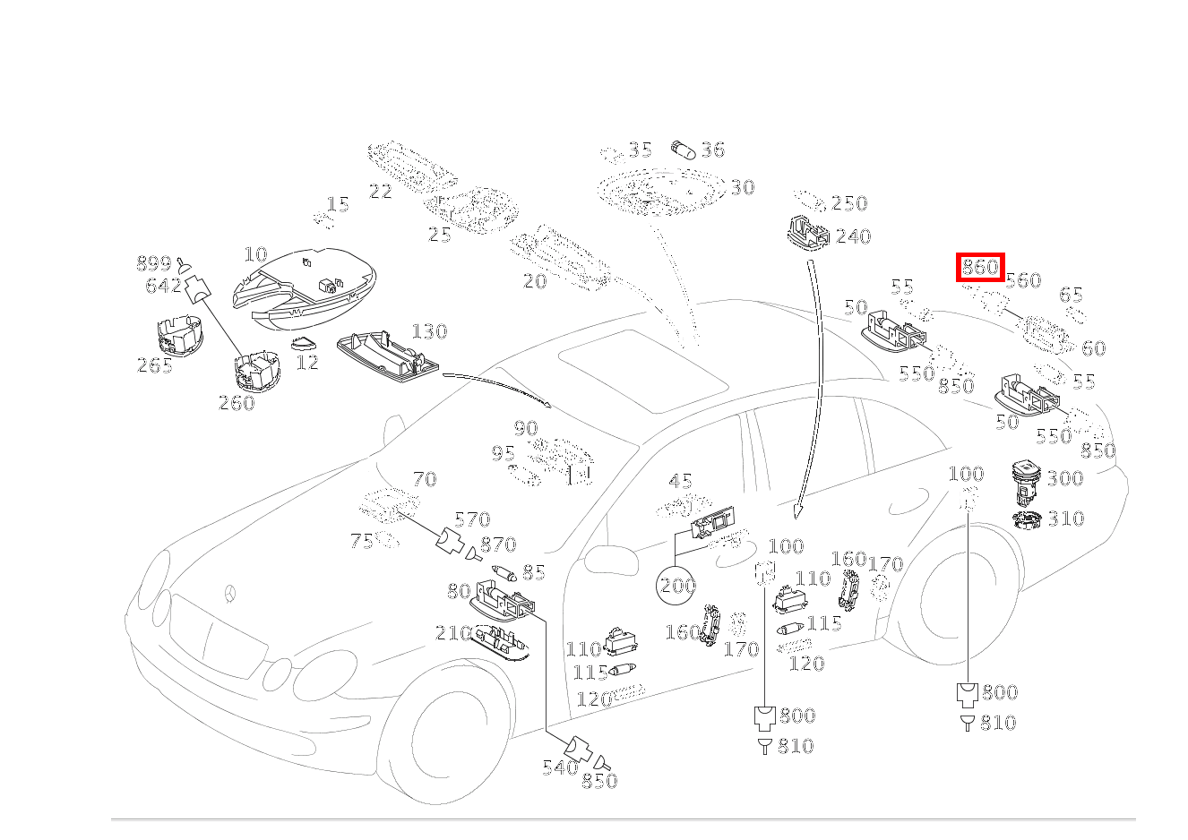 Kontaktbuchse 0.25-0.35 MM2 MQS E 280 CDI 213 Kontaktbuchse 0.25-0.35 MM2 MQS E 280 CDI 213