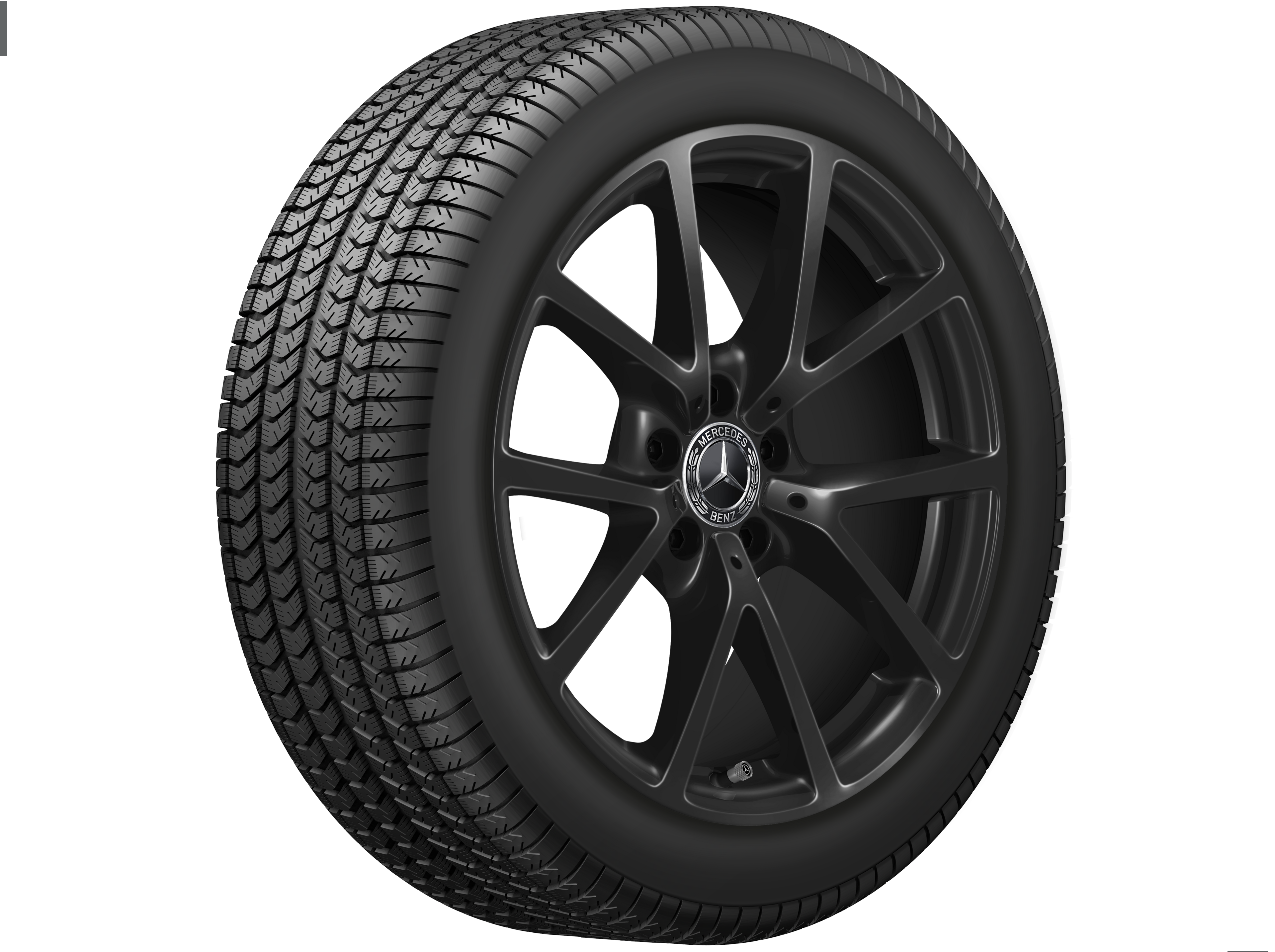 10-Speichen-Rad, 18 Zoll, 8 J x 18 ET 44,9, schwarz