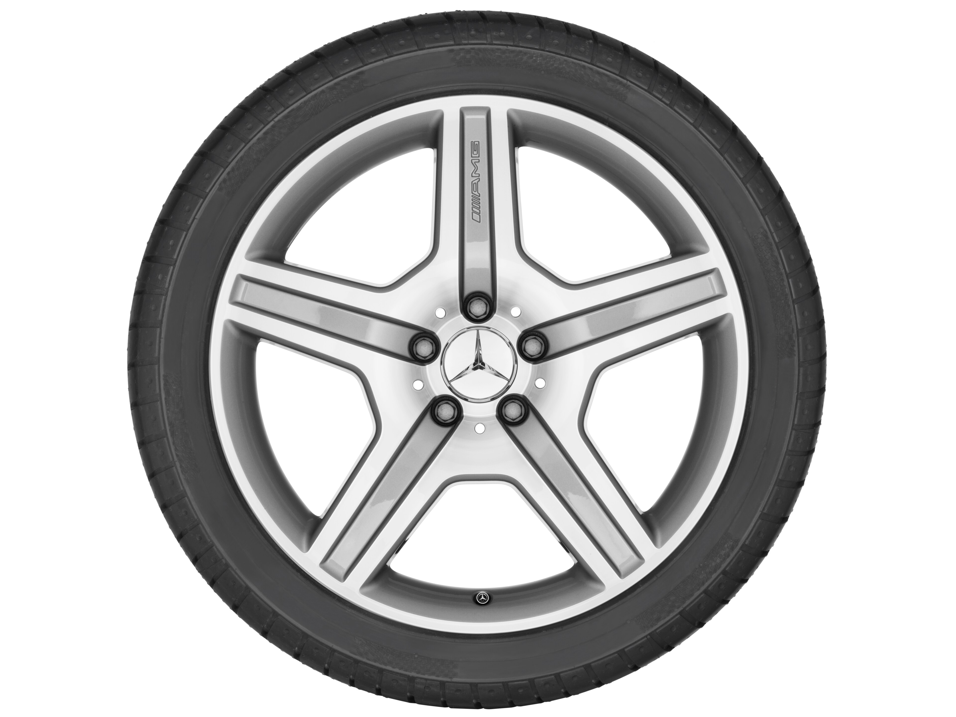 Mercedes-Benz - AMG 5-Speichen-Rad, 48,3 cm (19 Zoll) AMG 5-Speichen-Rad, 48,3 cm (19 Zoll)