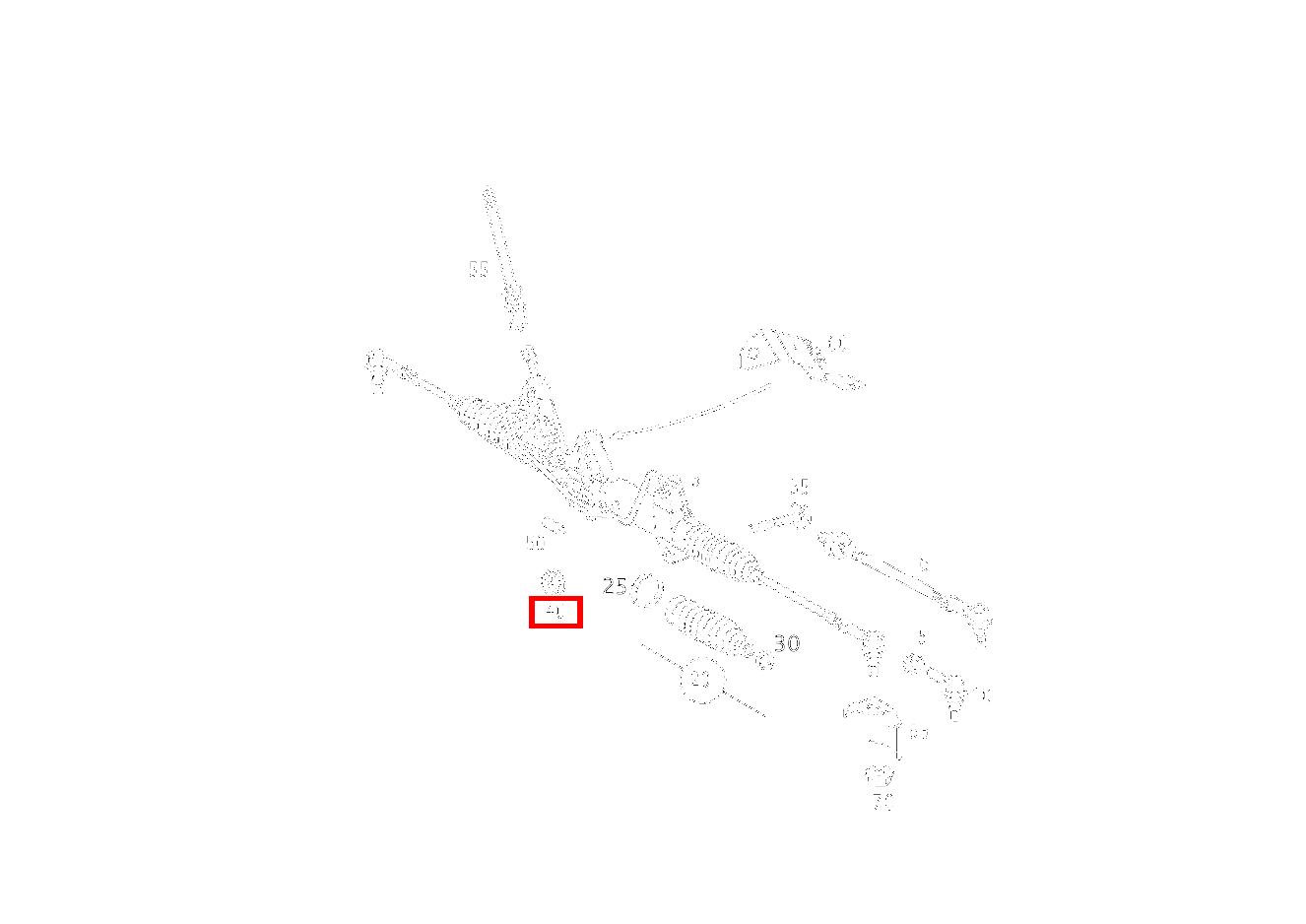 Mutter LENKUNG AN VORDERACHSKOERPER; M10 416 4X2 3550 460 Mutter LENKUNG AN VORDERACHSKOERPER; M10 416 4X2 3550 460