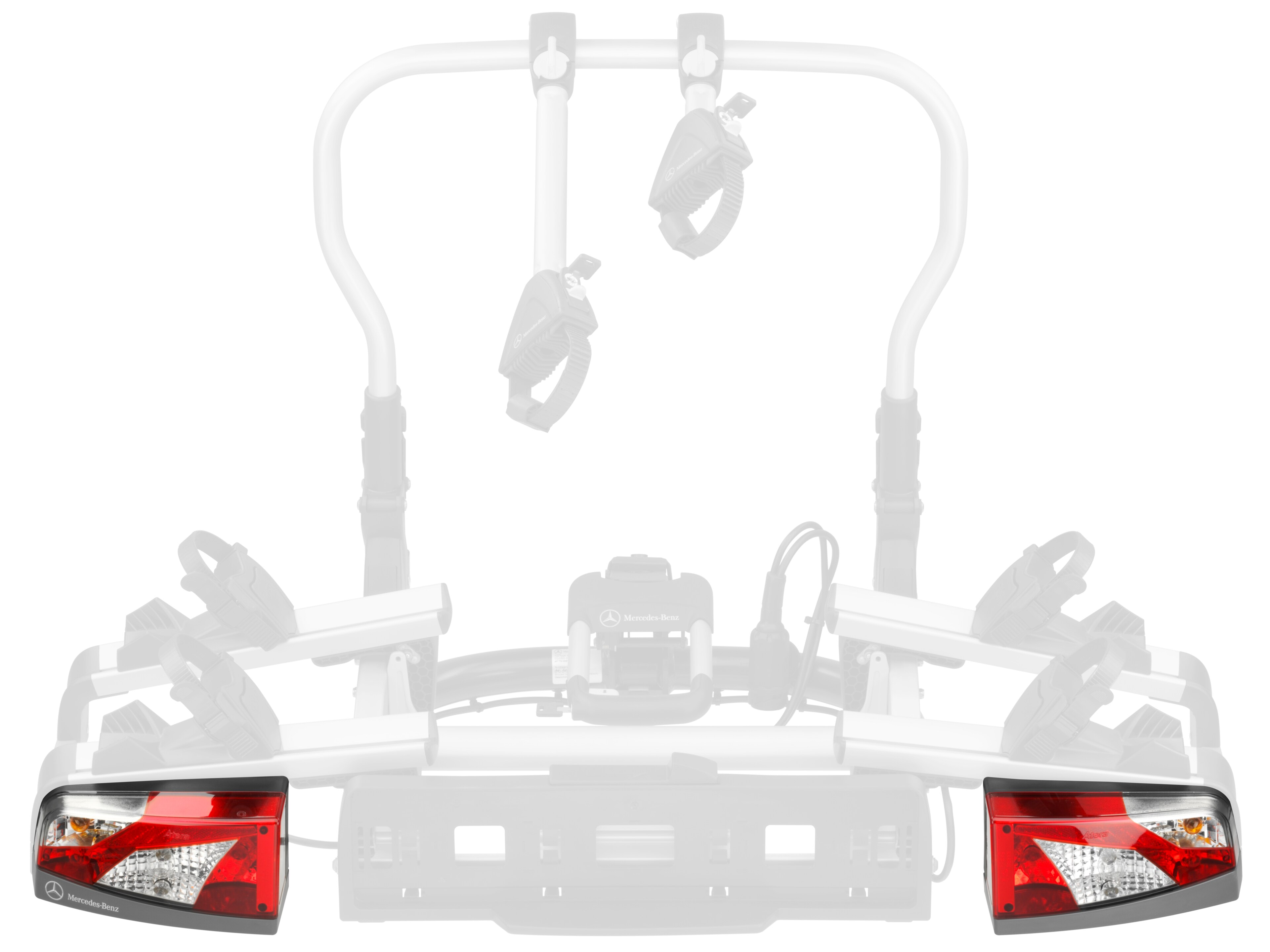 Heckfahrradträger, Leuchtensatz, klappbar, 2