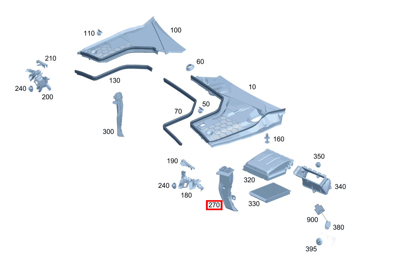 ABLASSVENTIL Links CLK 320 COUPE 209 ABLASSVENTIL Links CLK 320 COUPE 209