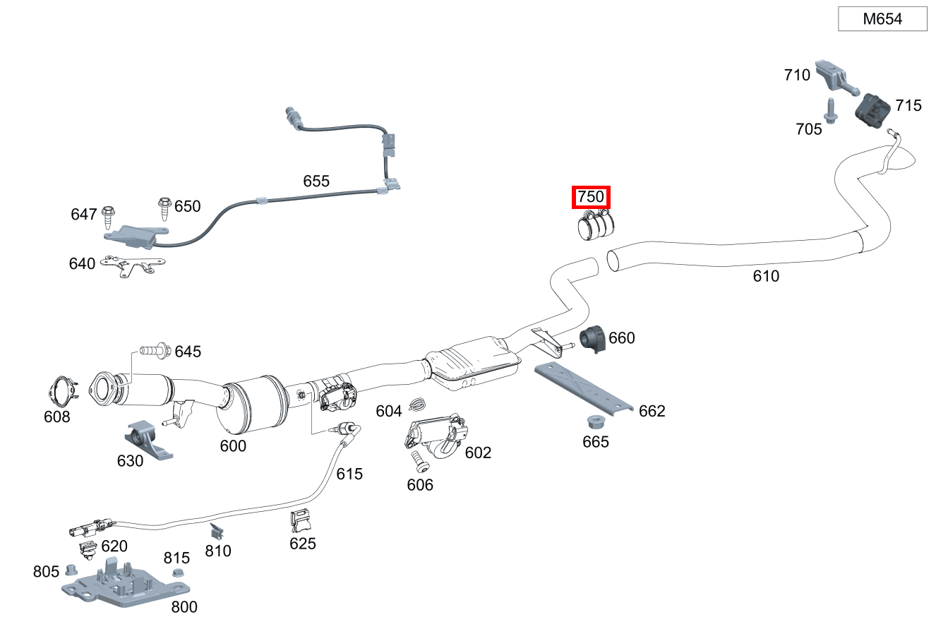 Rohrschelle Abgasanlage Auspuffrohr vorn an Auspuffrohr hinten; Ø 55 MM A 180 d Limousine 177 Rohrschelle Abgasanlage Auspuffrohr vorn an Auspuffrohr hinten; Ø 55 MM A 180 d Limousine 177