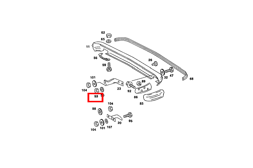 Sechskantmutter M8 230 TE 123 Sechskantmutter M8 230 TE 123